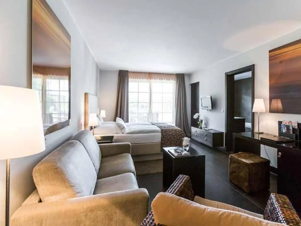 Bed in Hotel Künstlerquartier Seezeichen