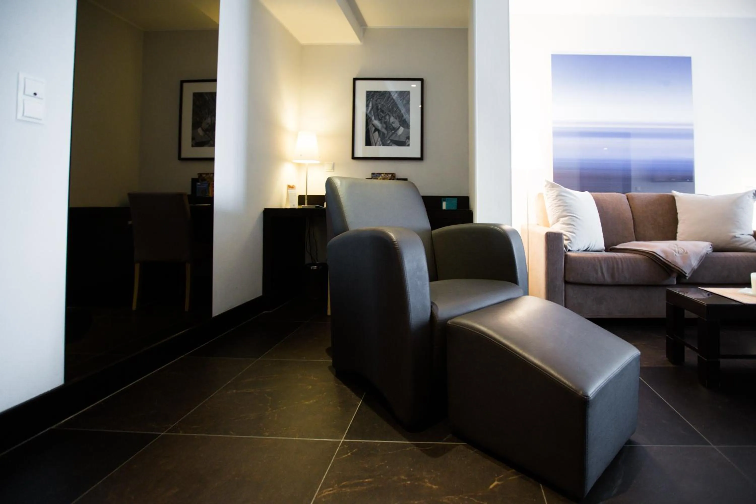 Seating area in Hotel Künstlerquartier Seezeichen