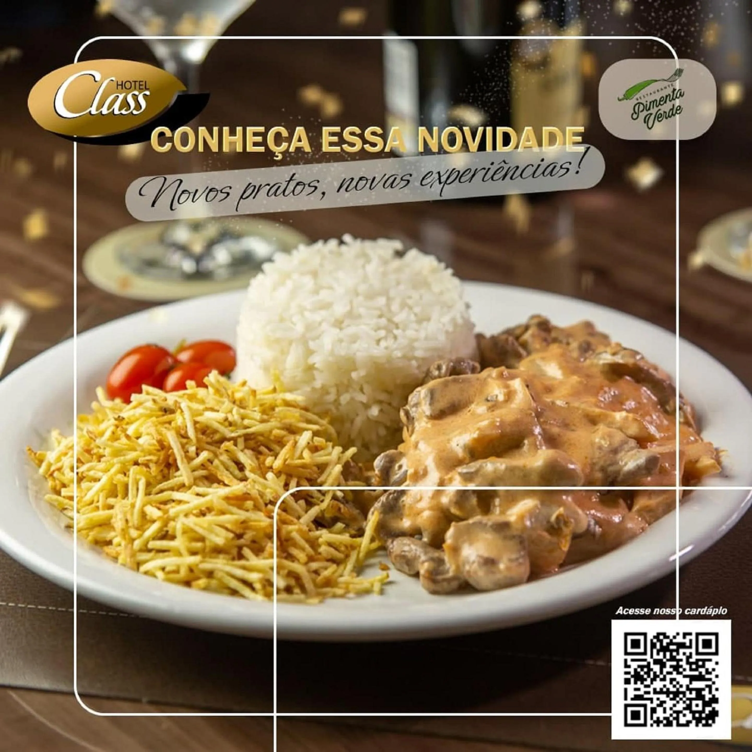 Food in Class Hotel Guaxupé