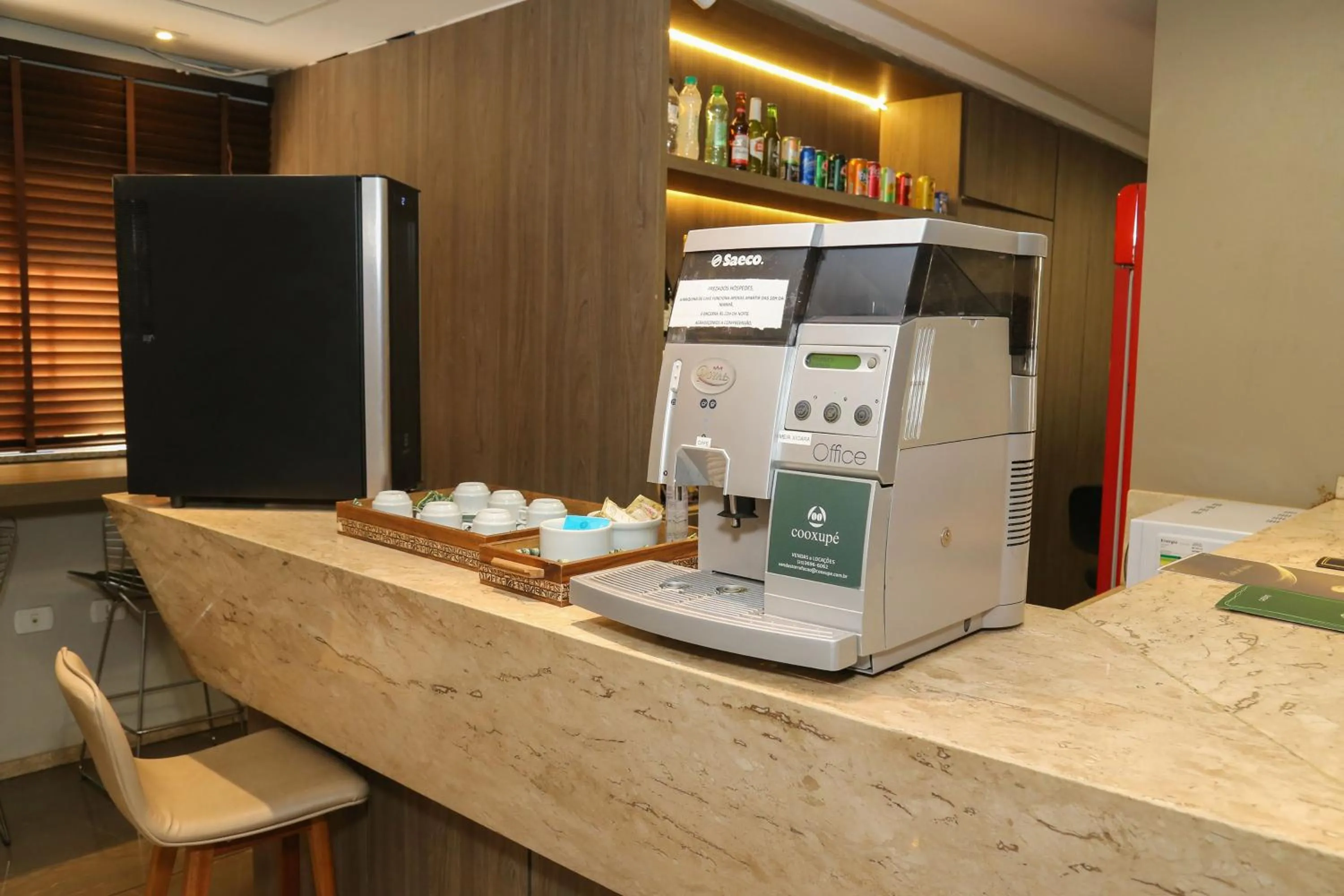 Lobby or reception in Class Hotel Guaxupé