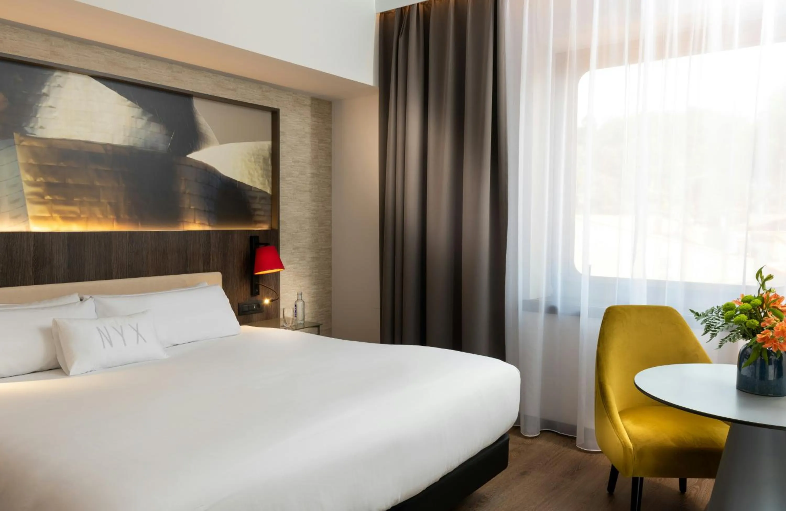 Photo of the whole room, Bed in NYX Hotel Bilbao by Leonardo Hotels