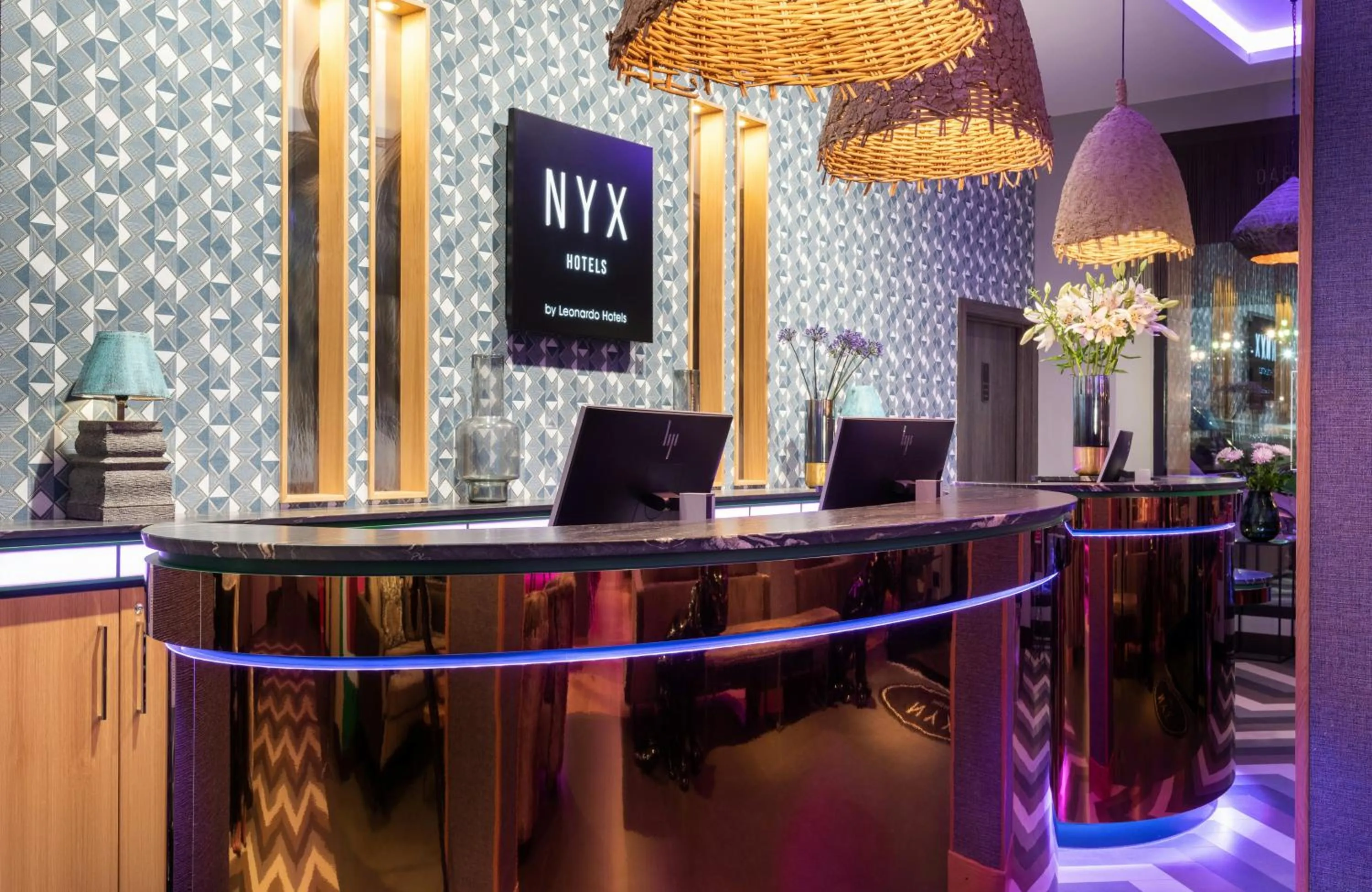 Lobby or reception in NYX Hotel Bilbao by Leonardo Hotels