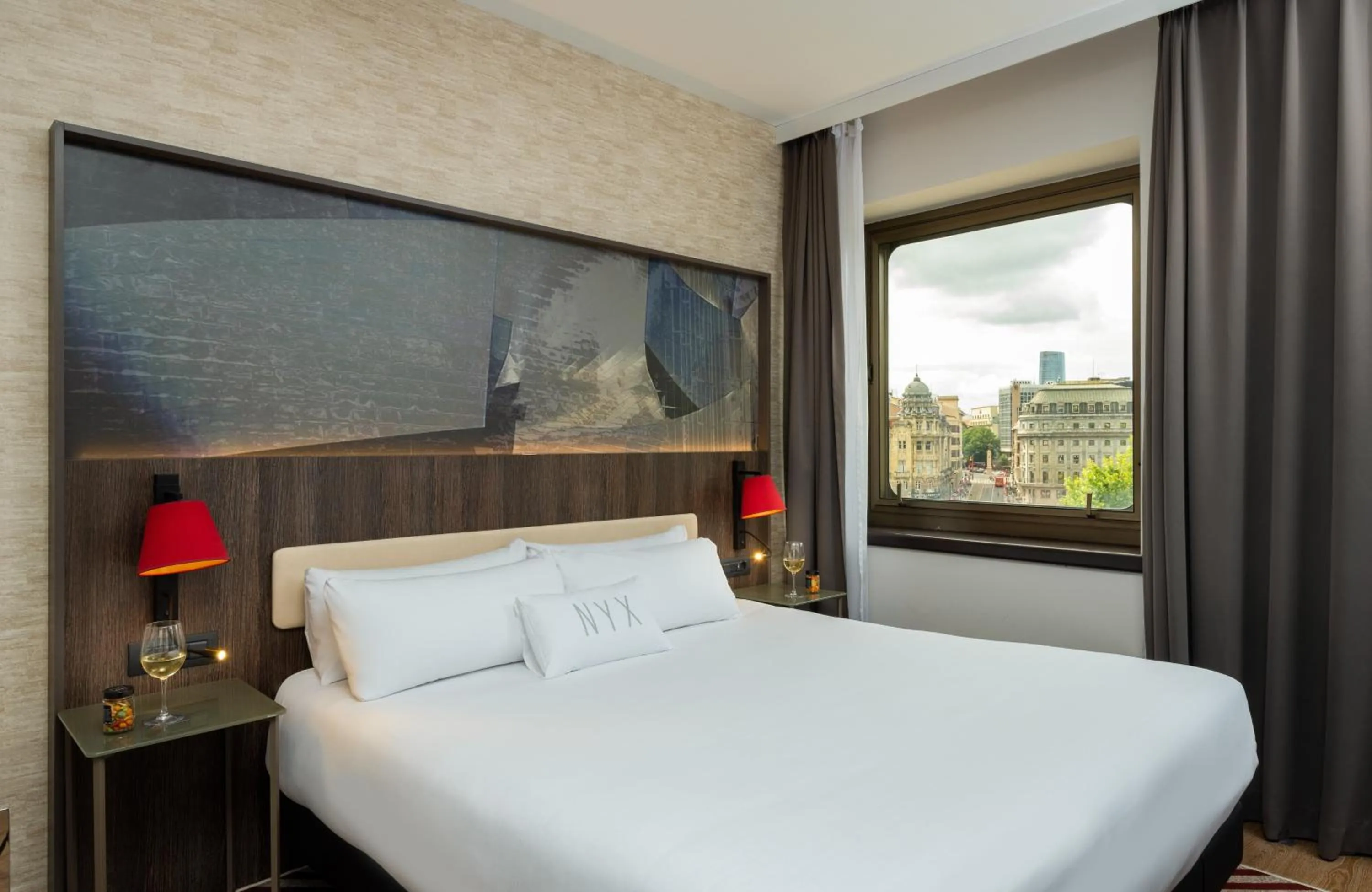 Photo of the whole room, Bed in NYX Hotel Bilbao by Leonardo Hotels