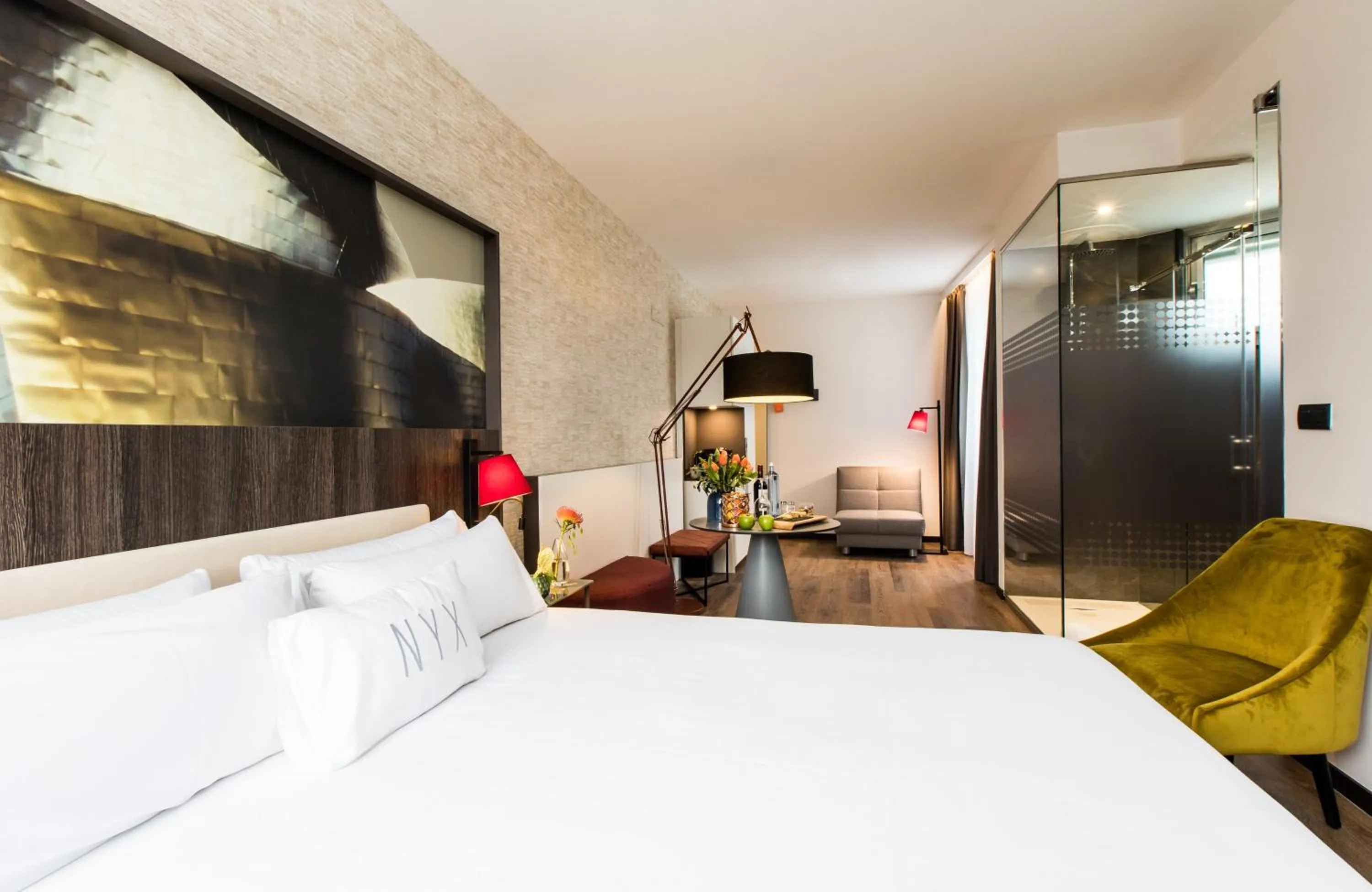 Photo of the whole room, Bed in NYX Hotel Bilbao by Leonardo Hotels