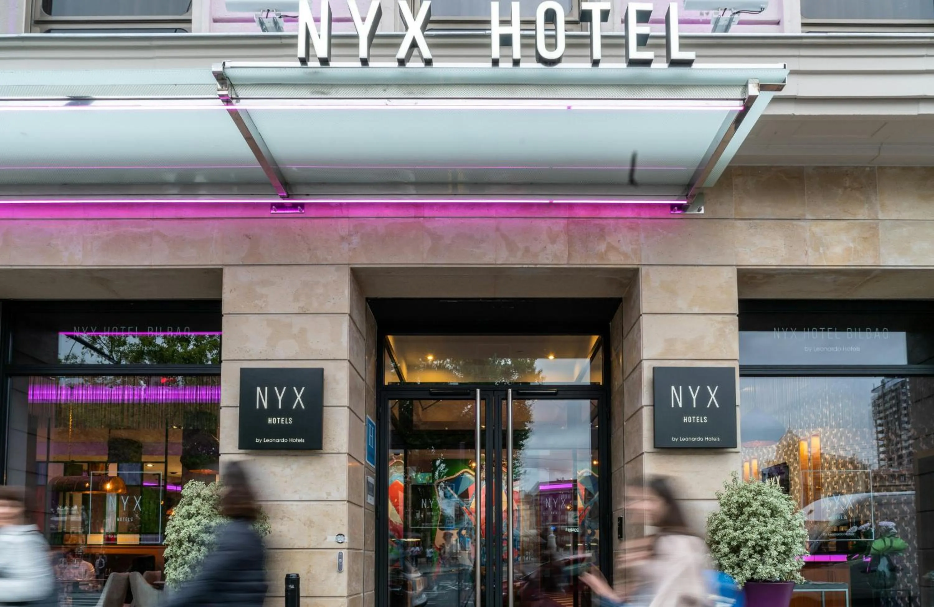 Facade/entrance in NYX Hotel Bilbao by Leonardo Hotels