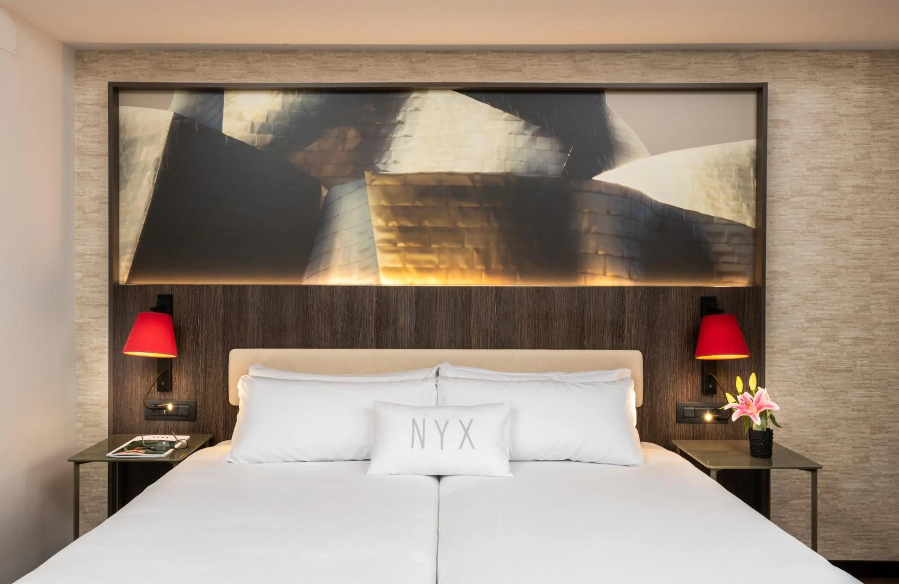 Photo of the whole room, Bed in NYX Hotel Bilbao by Leonardo Hotels