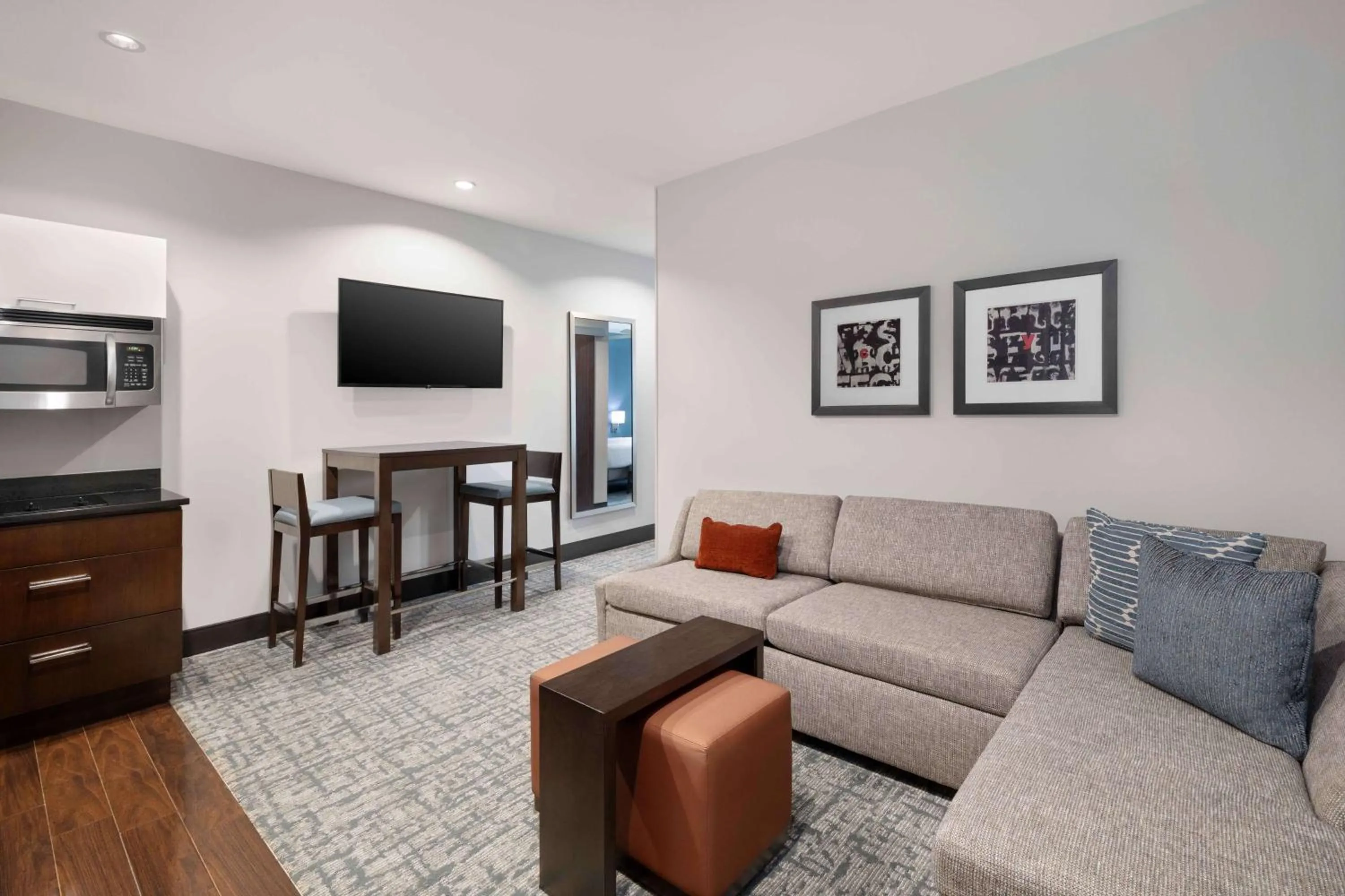 Living room in Homewood Suites- Denver Downtown Convention Center
