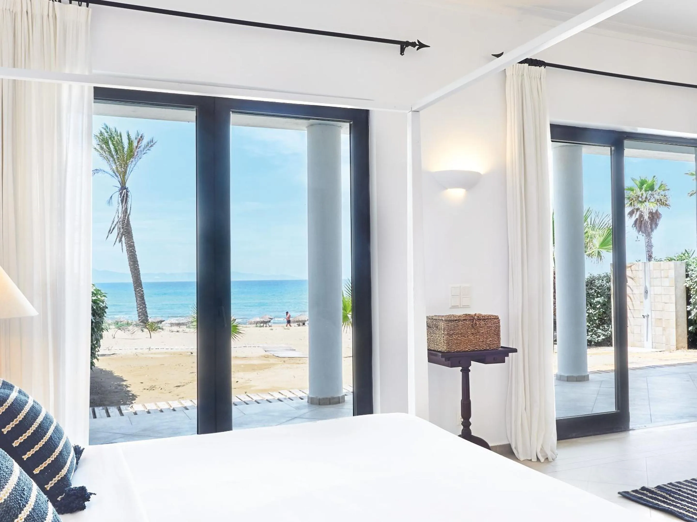 Sea view, Bed in Grecotel LUXME Oasis at Riviera Olympia & Aqua Park