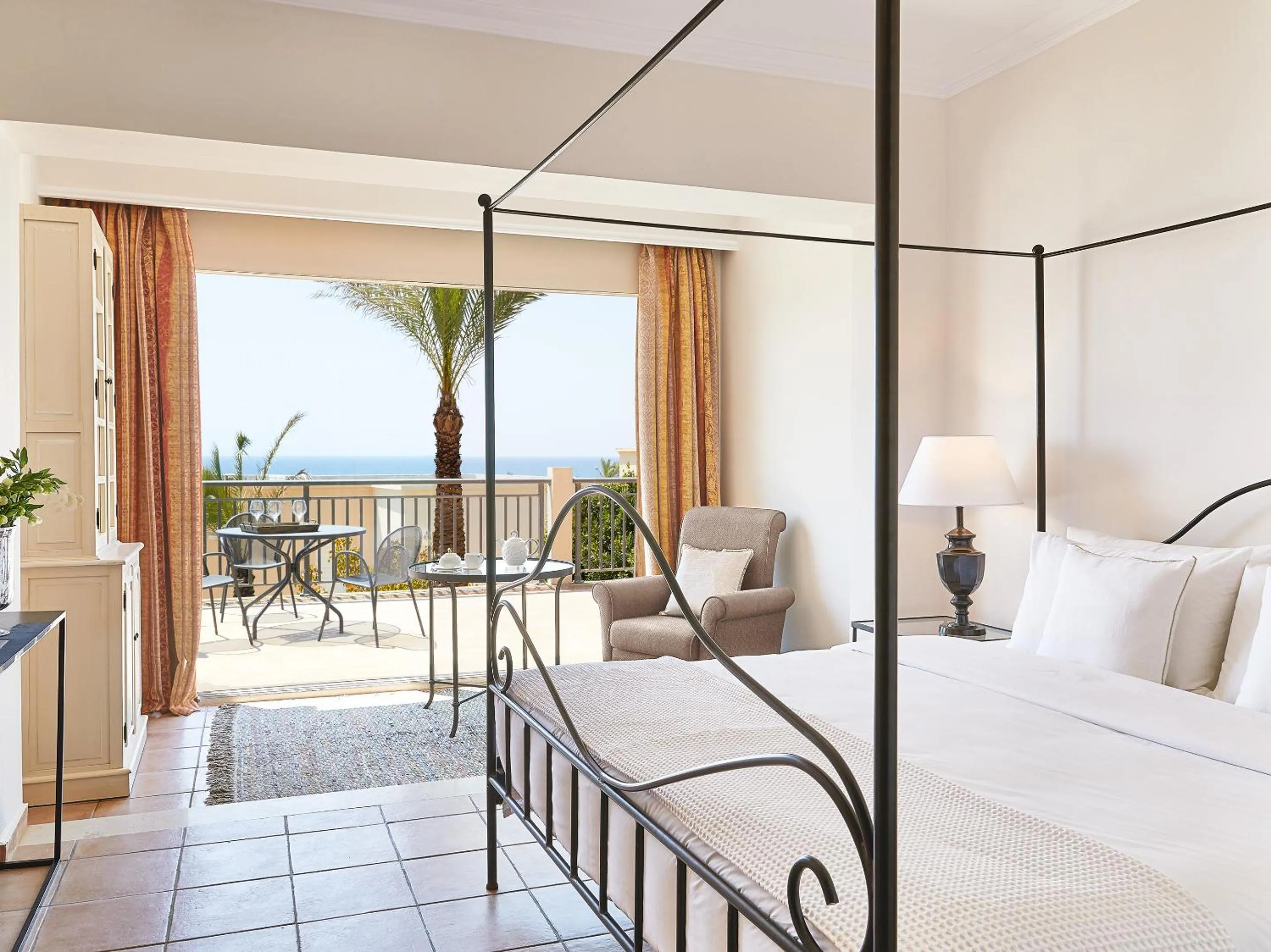 View (from property/room), Bed in Grecotel LUXME Oasis at Riviera Olympia & Aqua Park