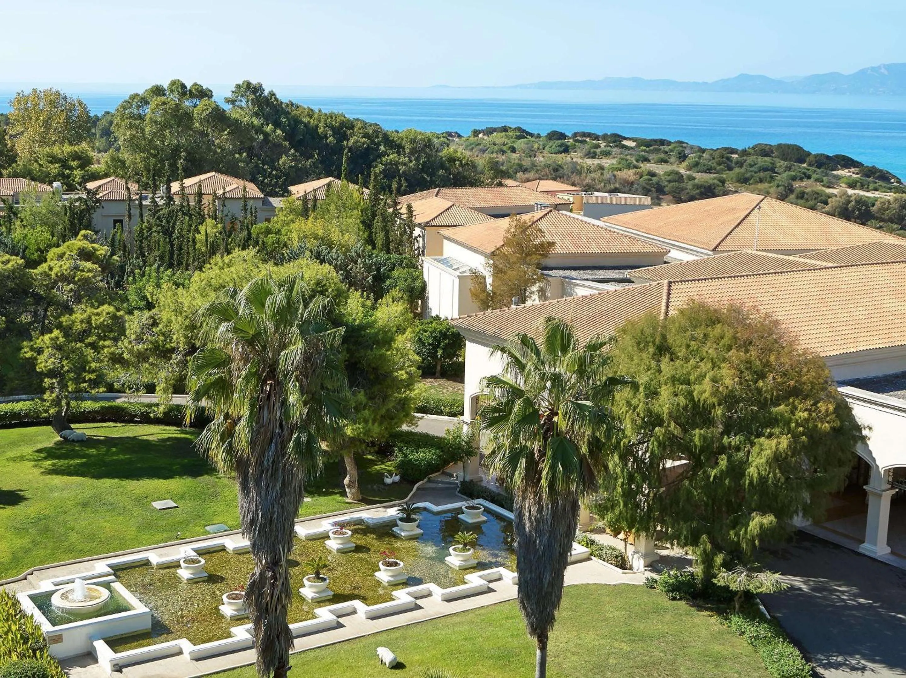 Natural landscape in Grecotel LUXME Oasis at Riviera Olympia & Aqua Park