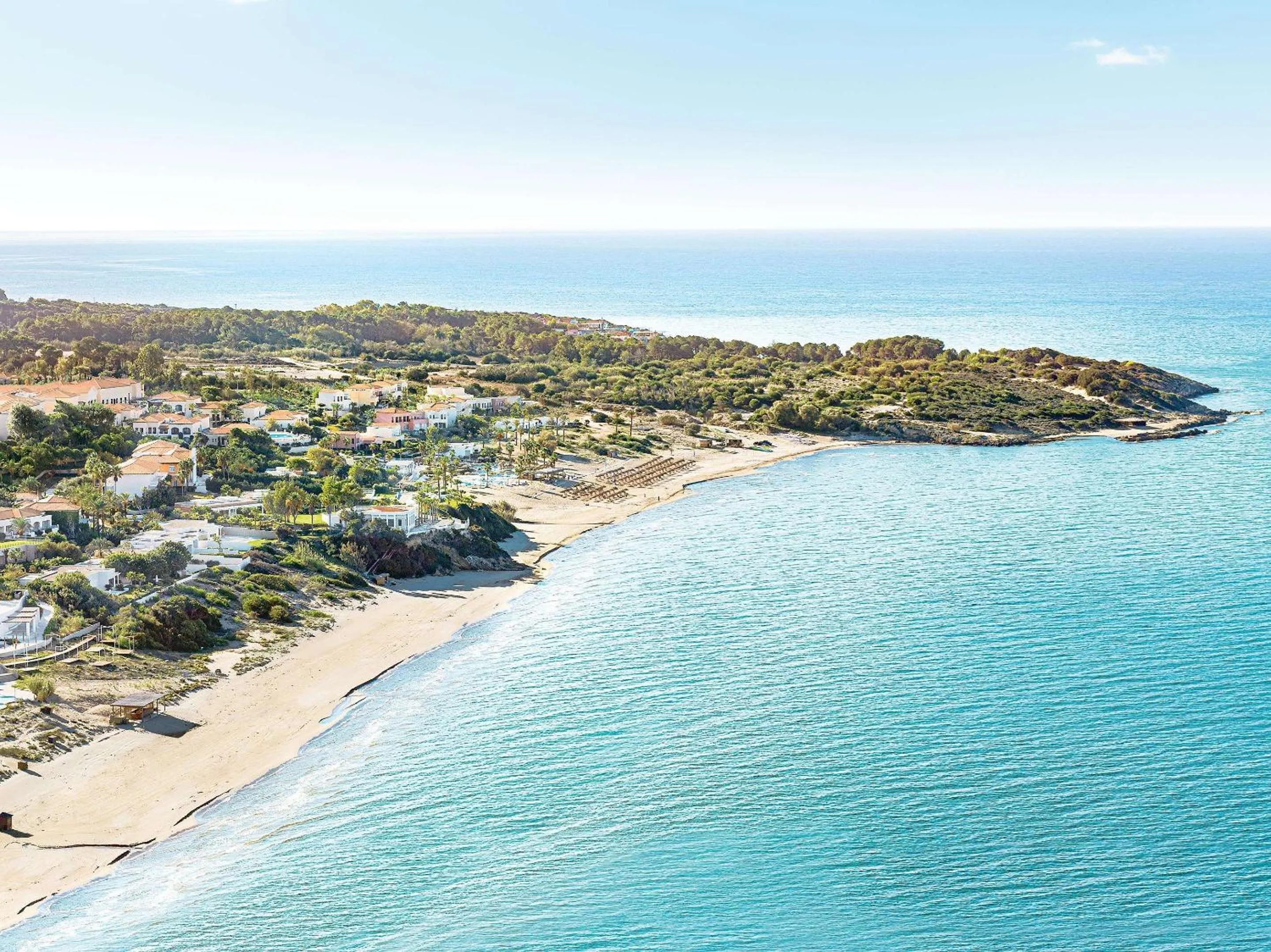 Beach in Grecotel LUXME Oasis at Riviera Olympia & Aqua Park