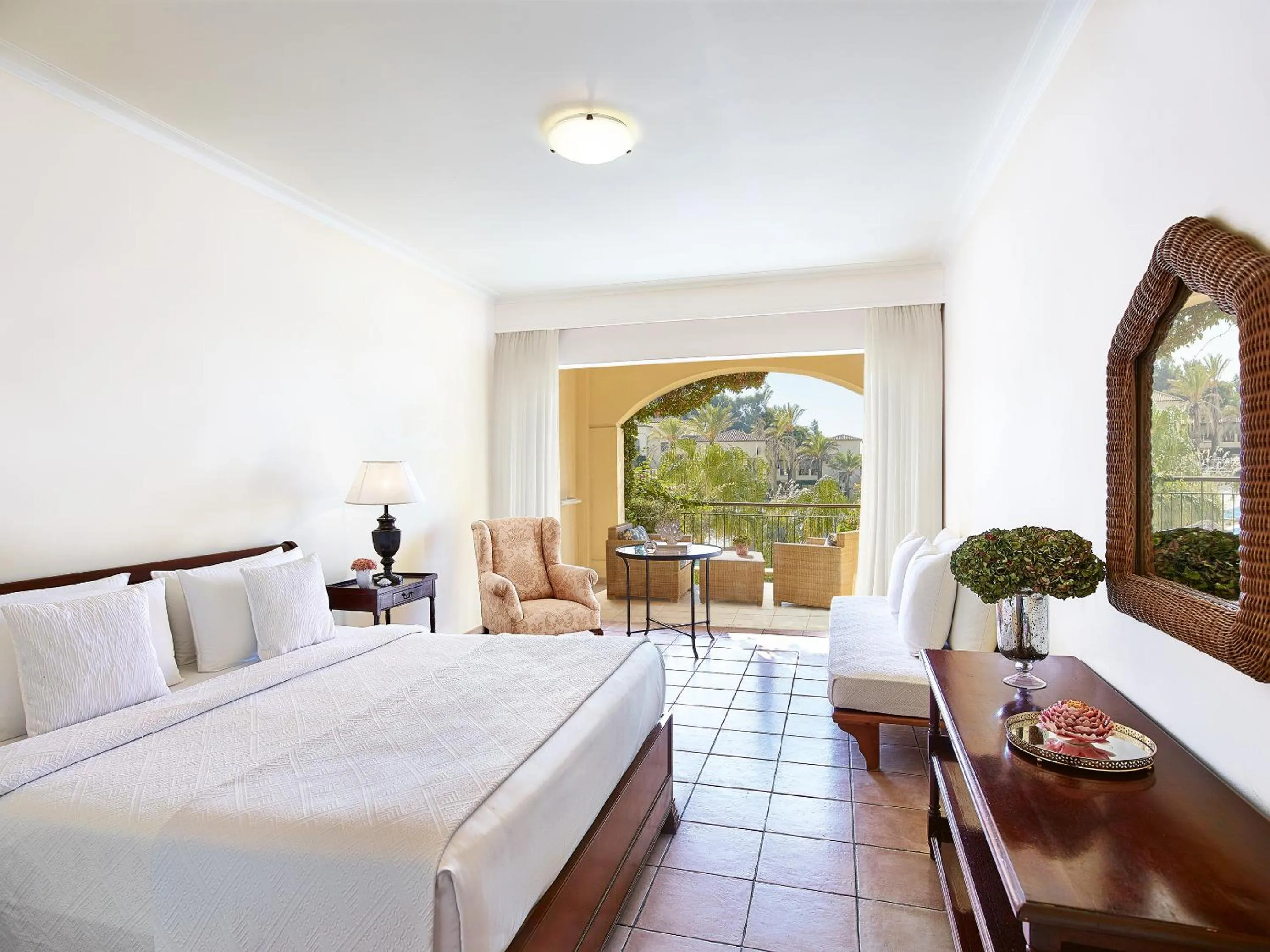 Photo of the whole room, Bed in Grecotel LUXME Oasis at Riviera Olympia & Aqua Park