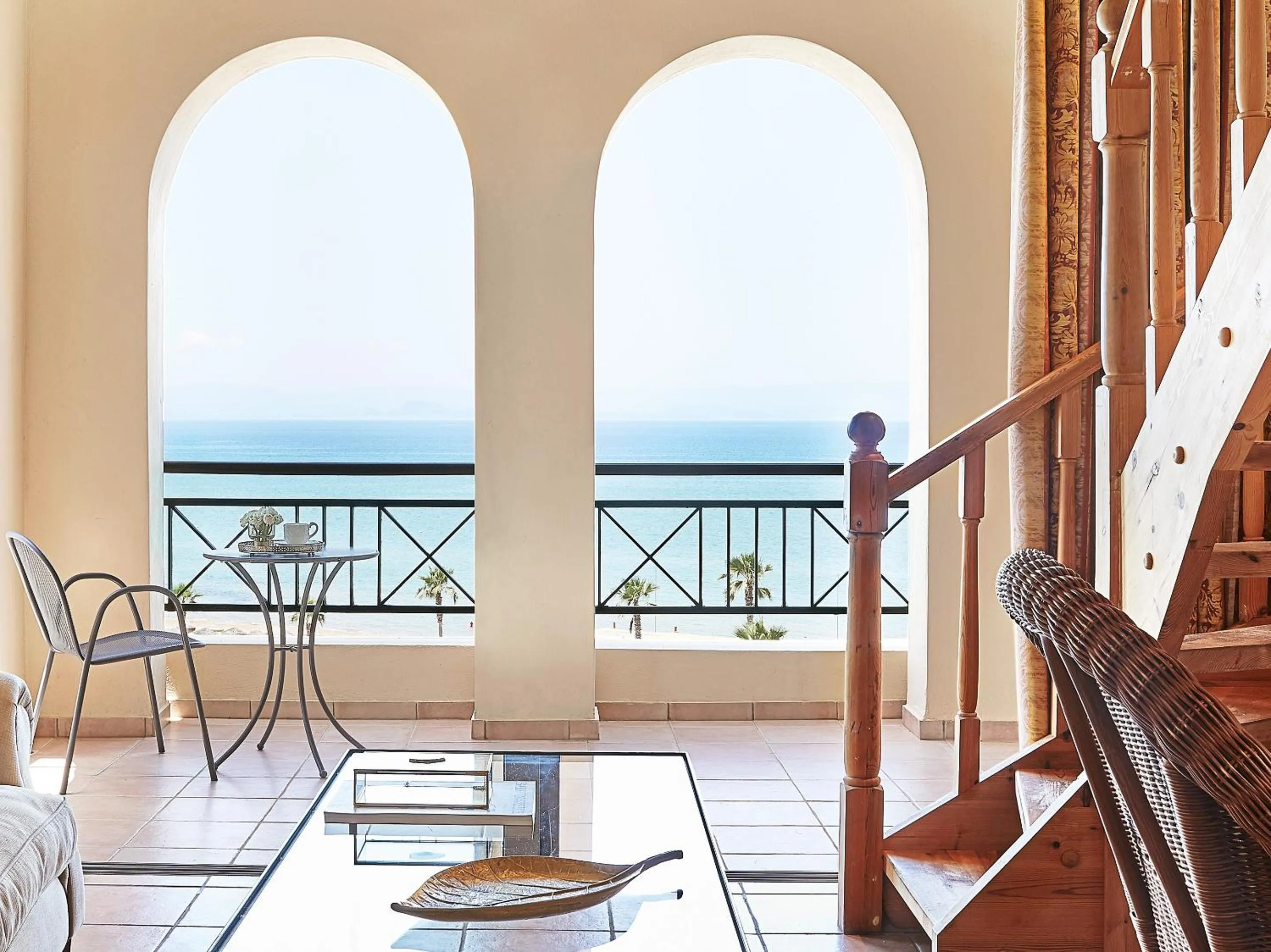 Sea view in Grecotel LUXME Oasis at Riviera Olympia & Aqua Park