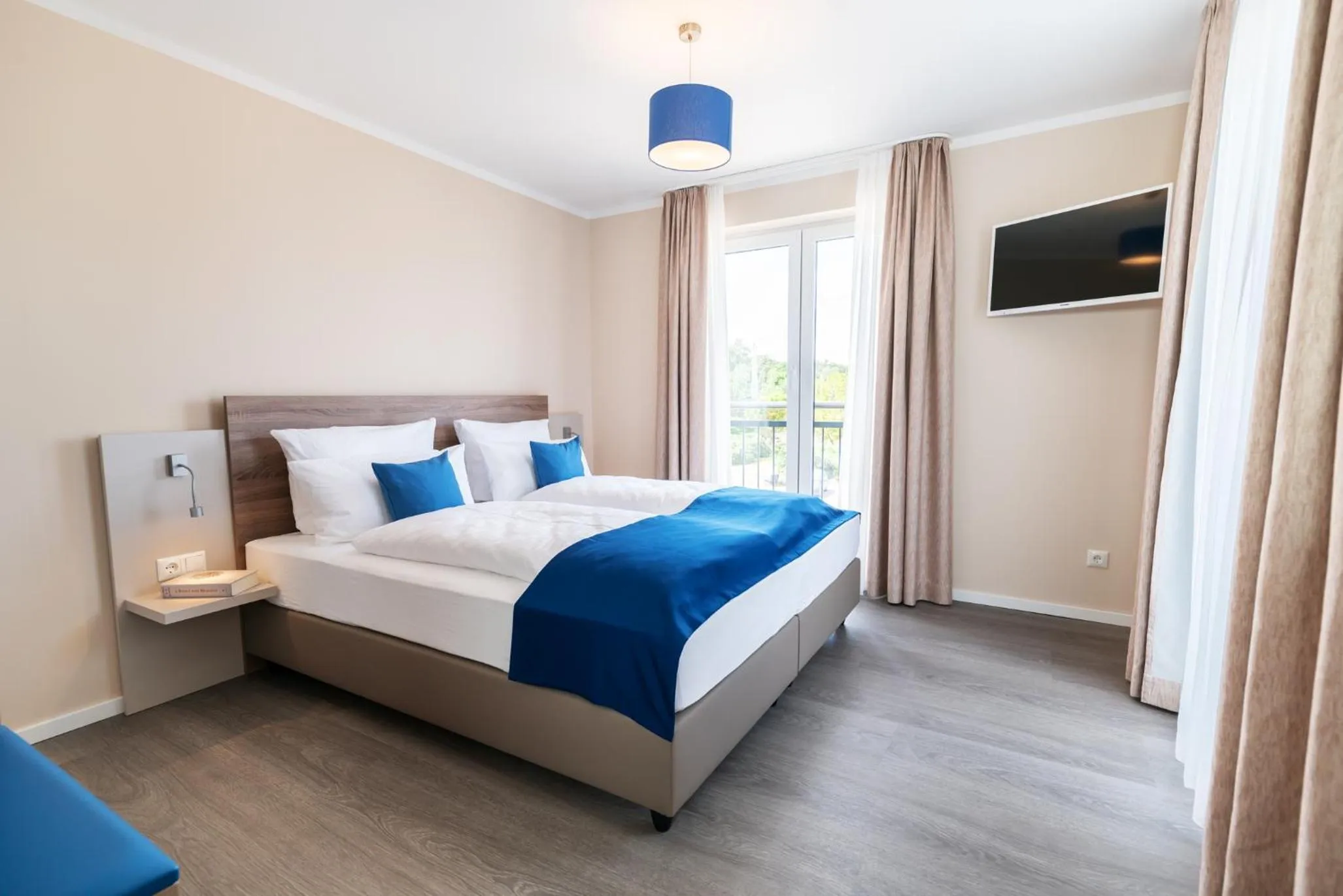 Bed in AKZENT Apartmenthotel Binz