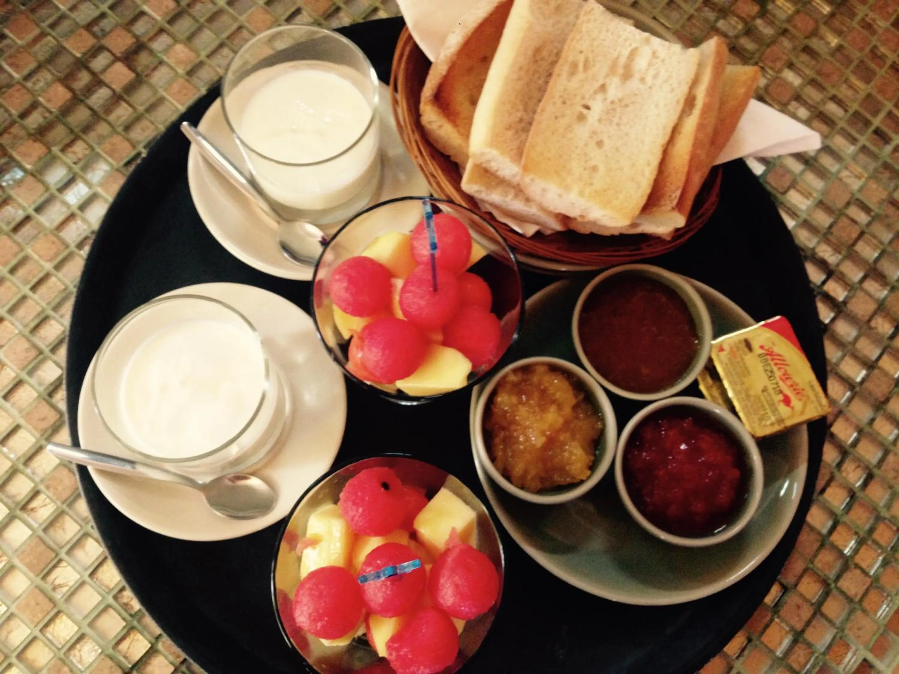 Breakfast in Le Divine Comedie Beach Resort