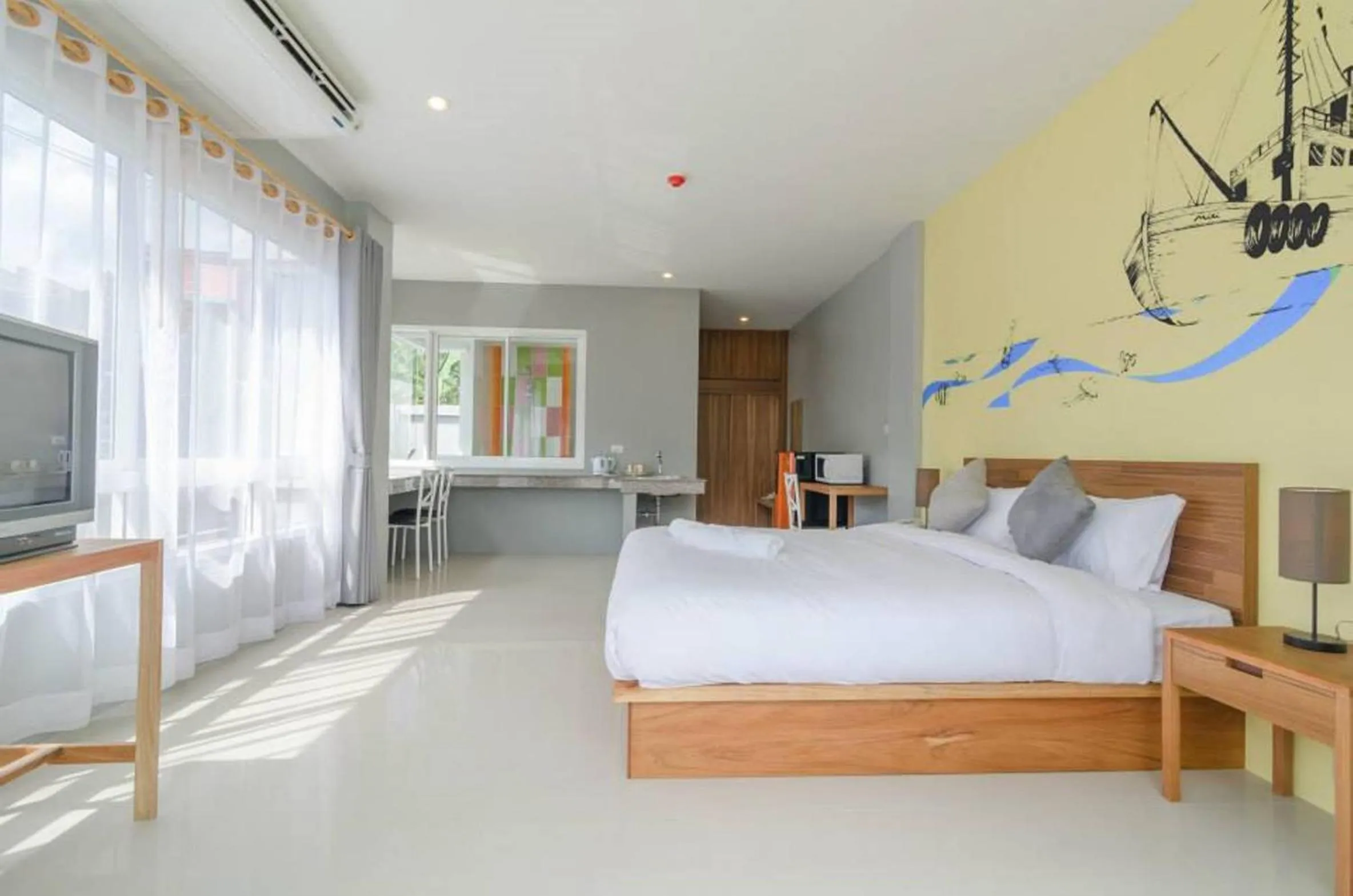 Bed in Ao Nang Miti Resort
