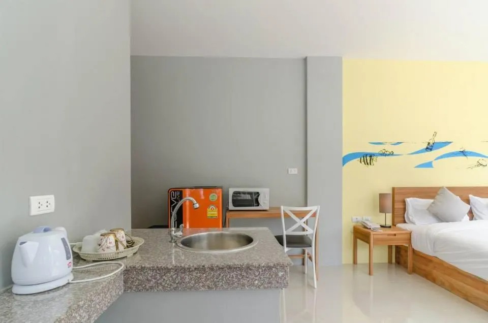 Bed in Ao Nang Miti Resort