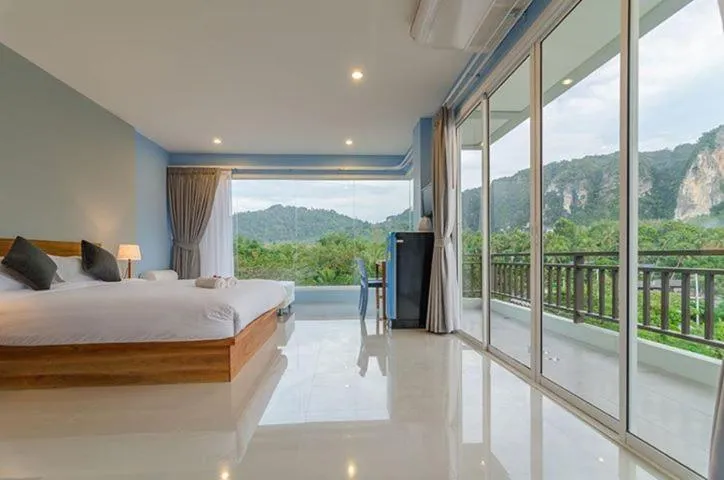 Bed in Ao Nang Miti Resort
