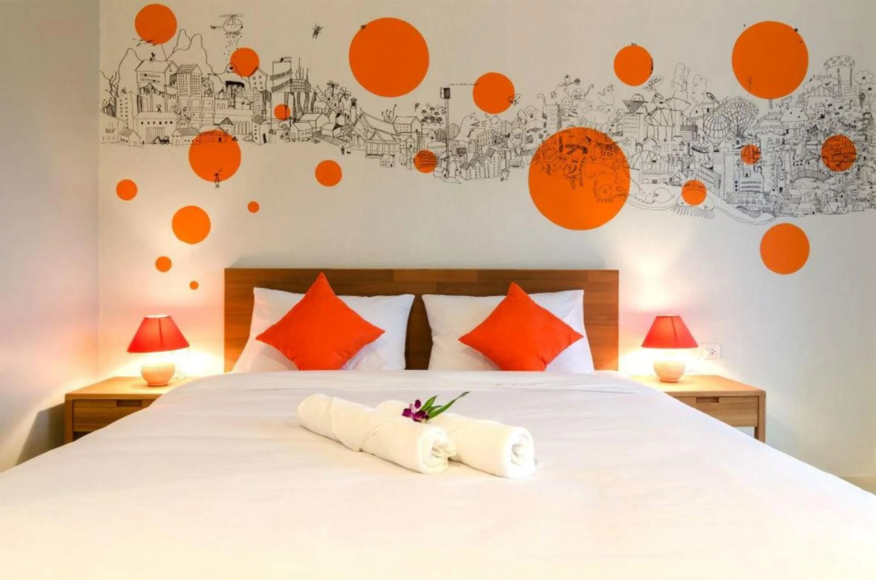 Bed in Ao Nang Miti Resort