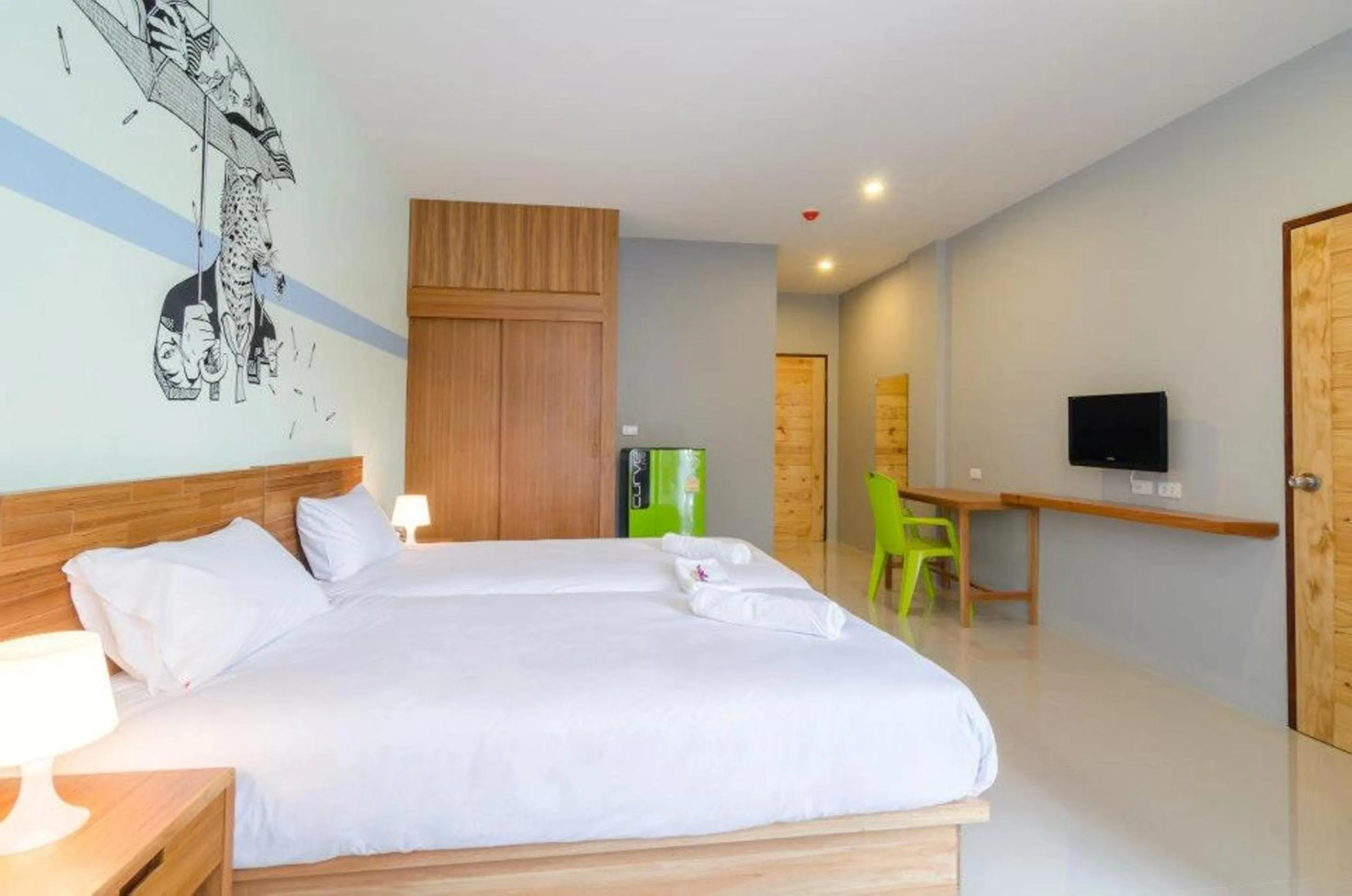 Photo of the whole room, Bed in Ao Nang Miti Resort