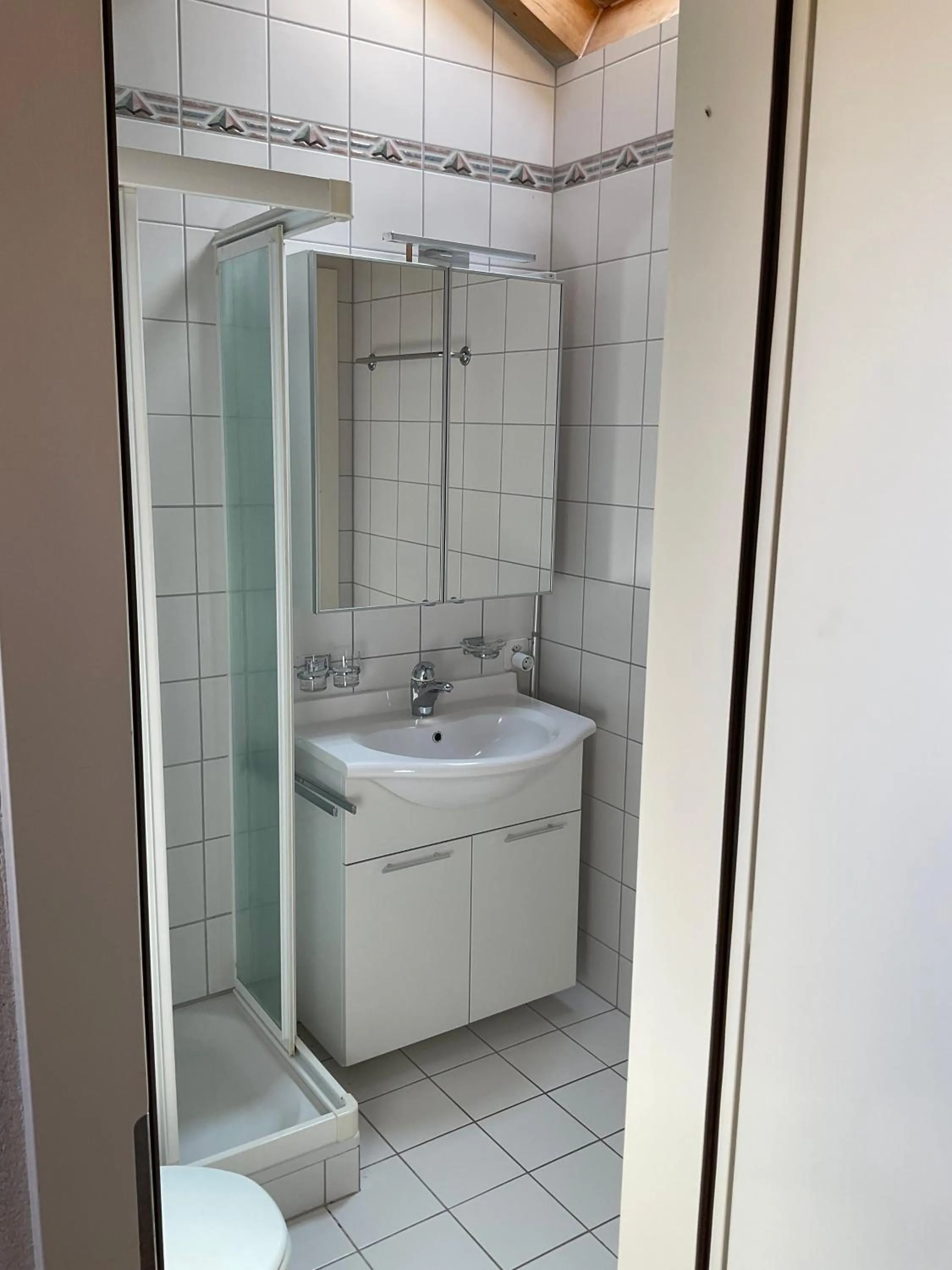 Shower in Hotel les Touristes