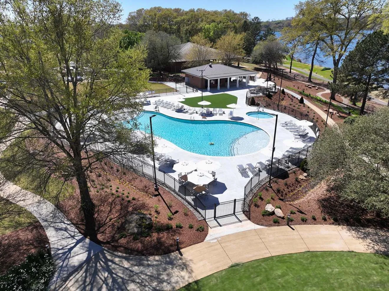 Swimming pool in James F. Martin Inn