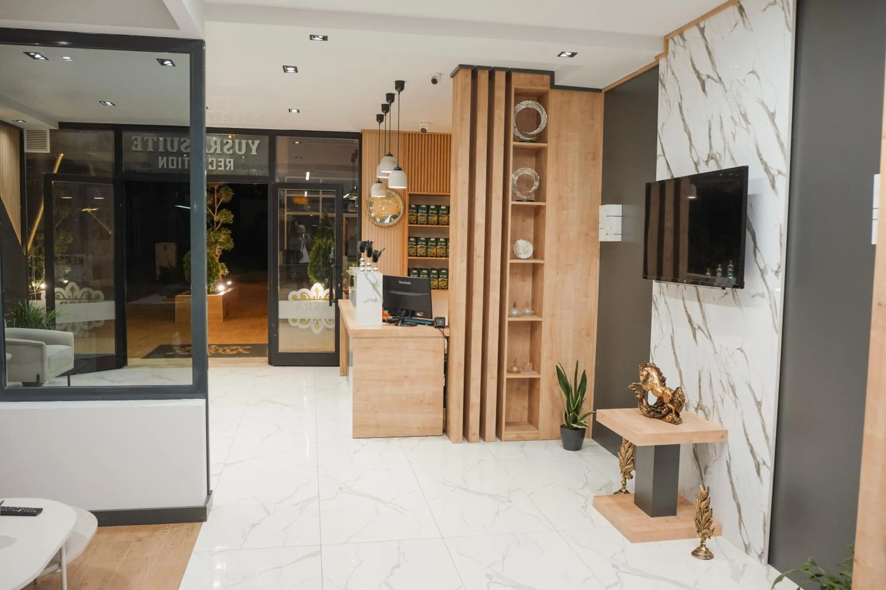 Lobby or reception in Yusra Apart Otel