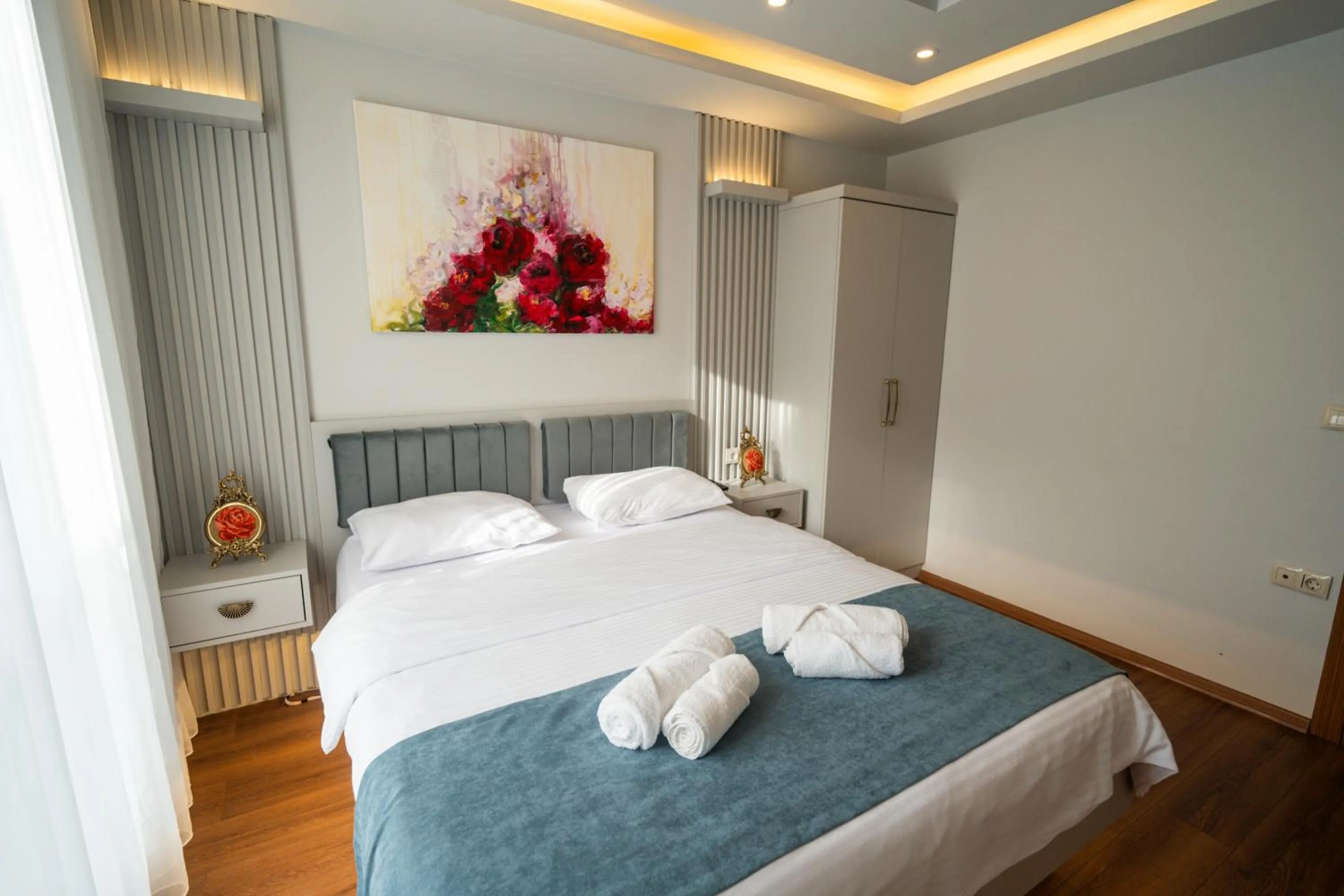 Bedroom, Bed in Yusra Apart Otel