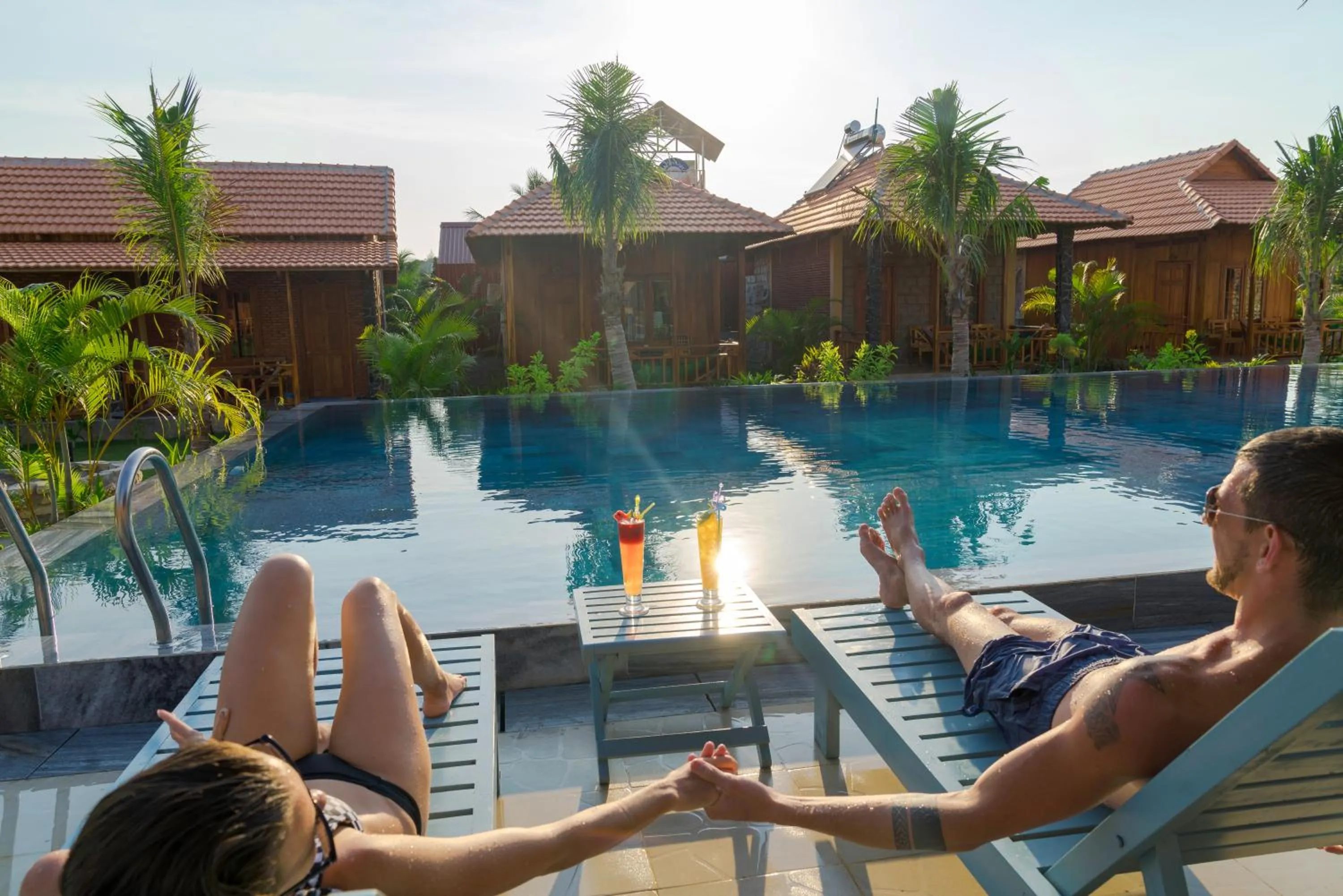 Swimming pool in Island Lodge