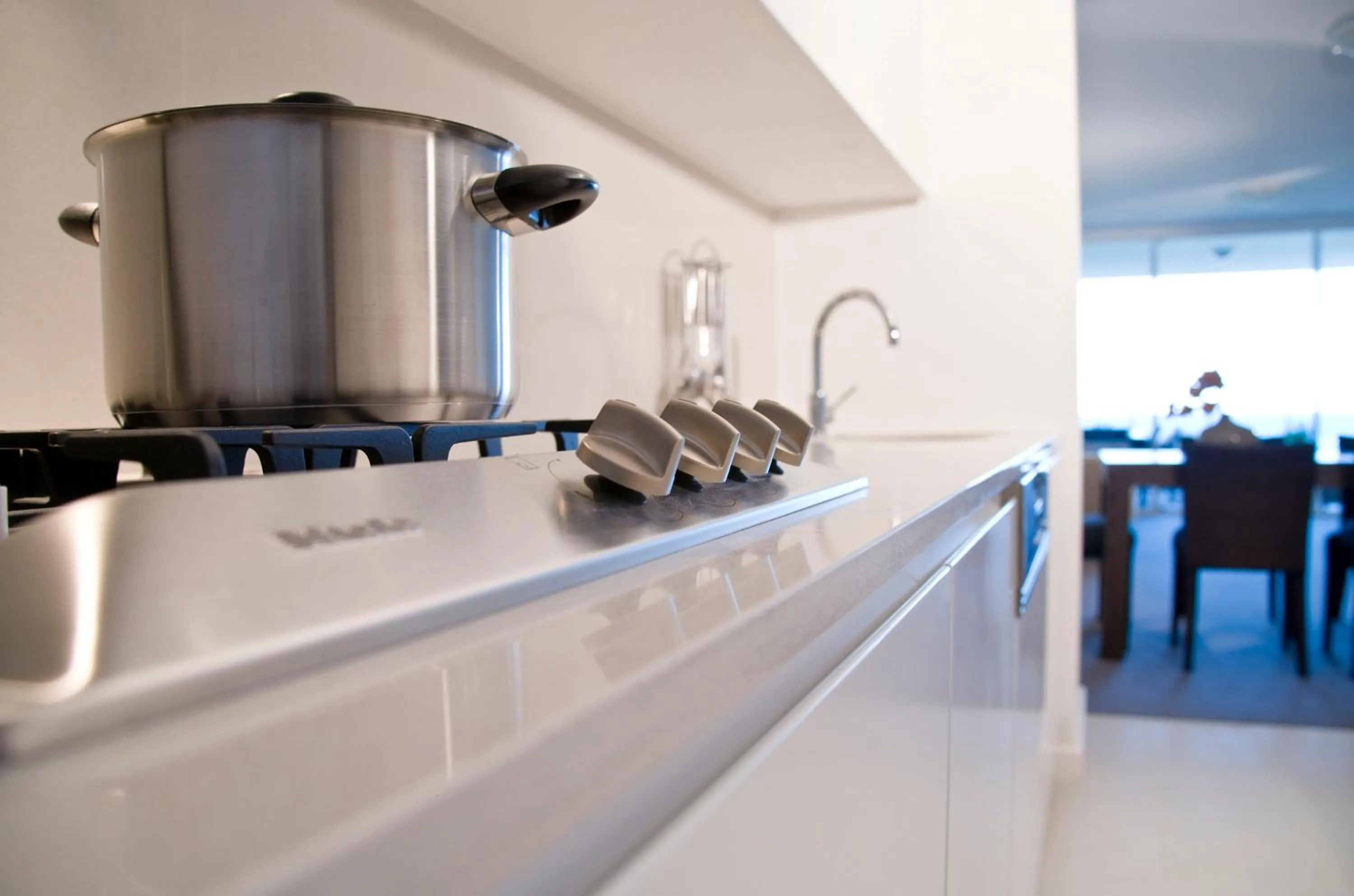 Kitchen or kitchenette in Kirra Surf Apartments
