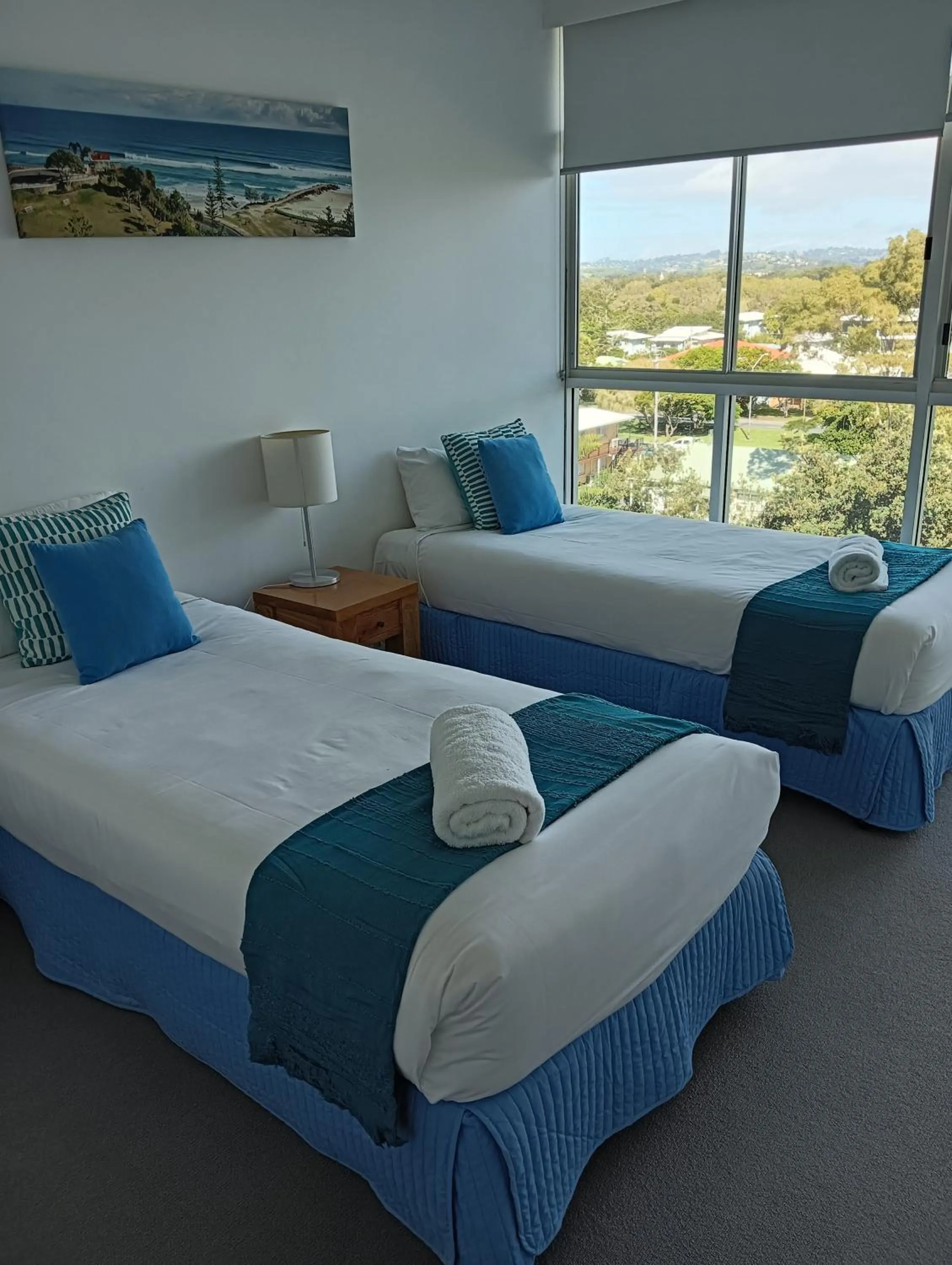 Bedroom, Bed in Kirra Surf Apartments