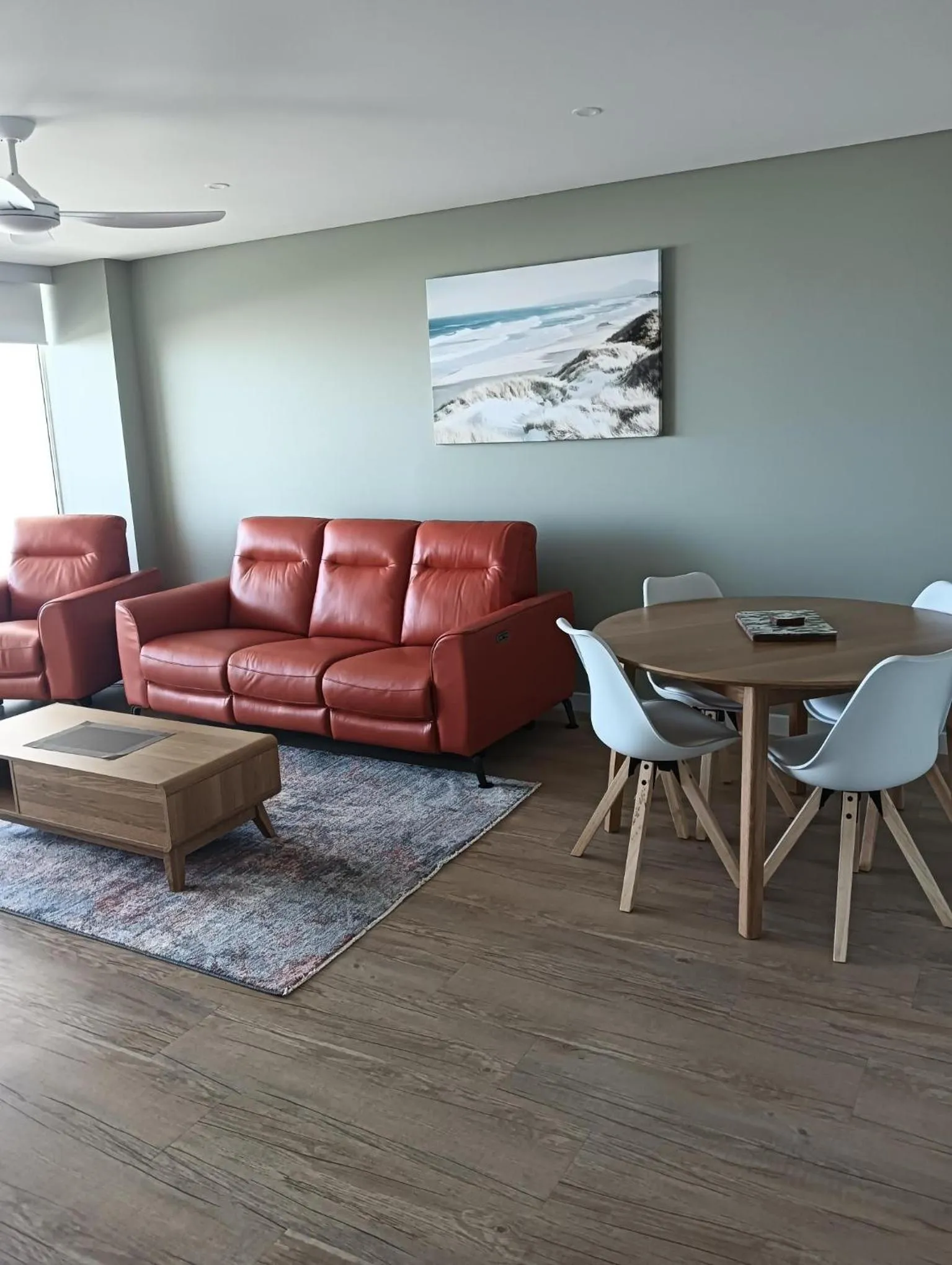 Living room in Kirra Surf Apartments