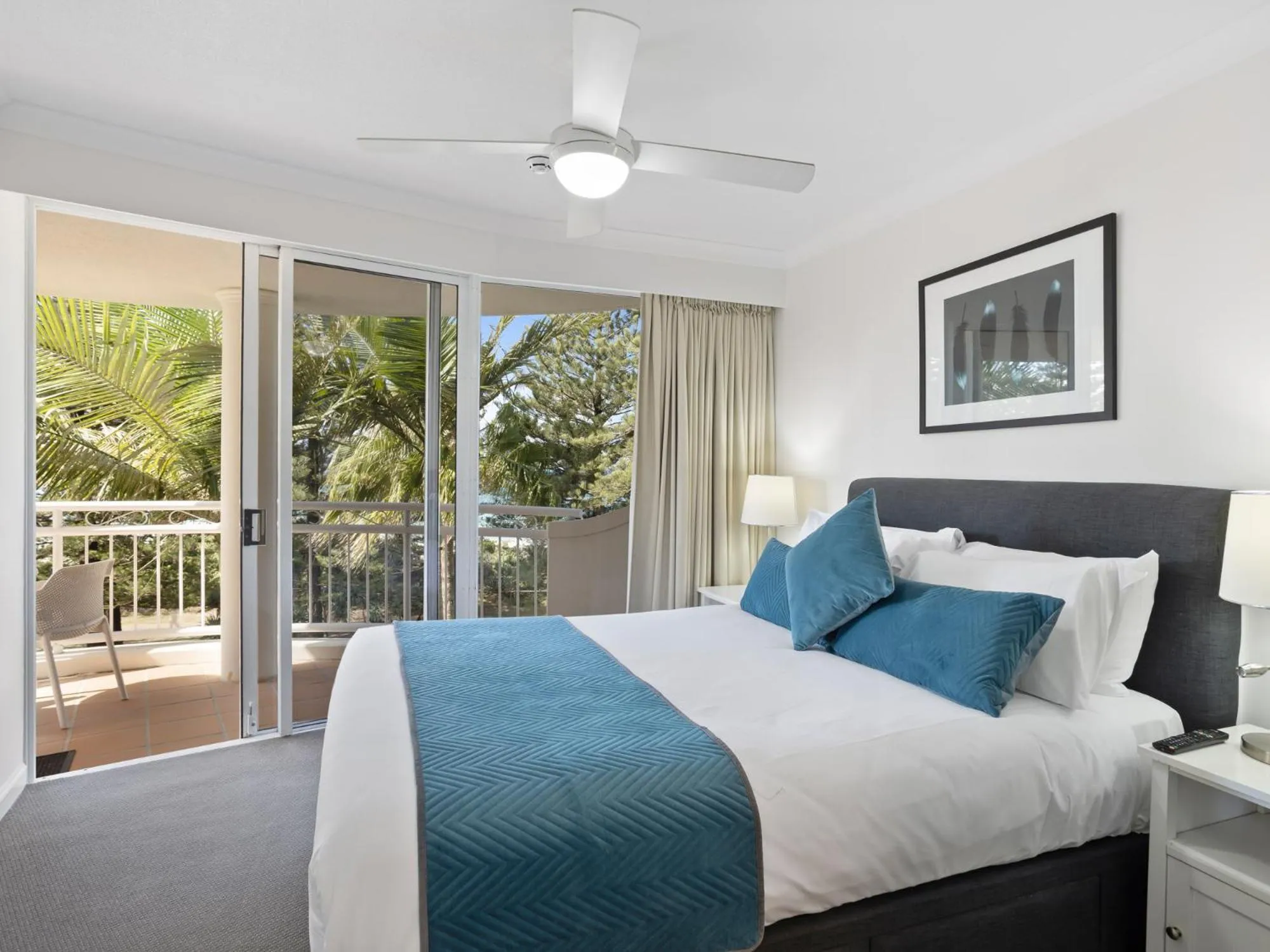 Bedroom, Bed in ULTIQA Burleigh Mediterranean Resort