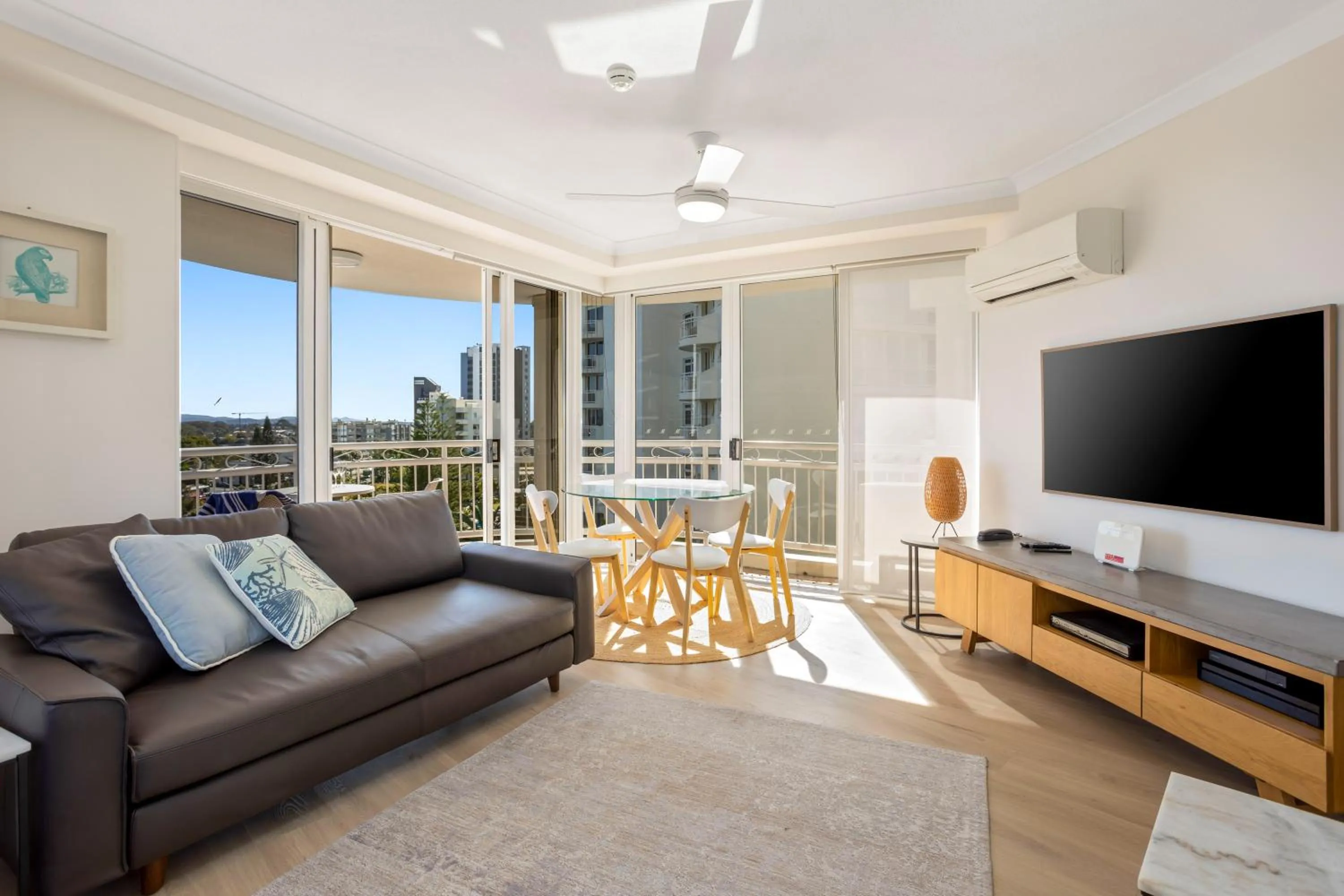 Living room in ULTIQA Burleigh Mediterranean Resort