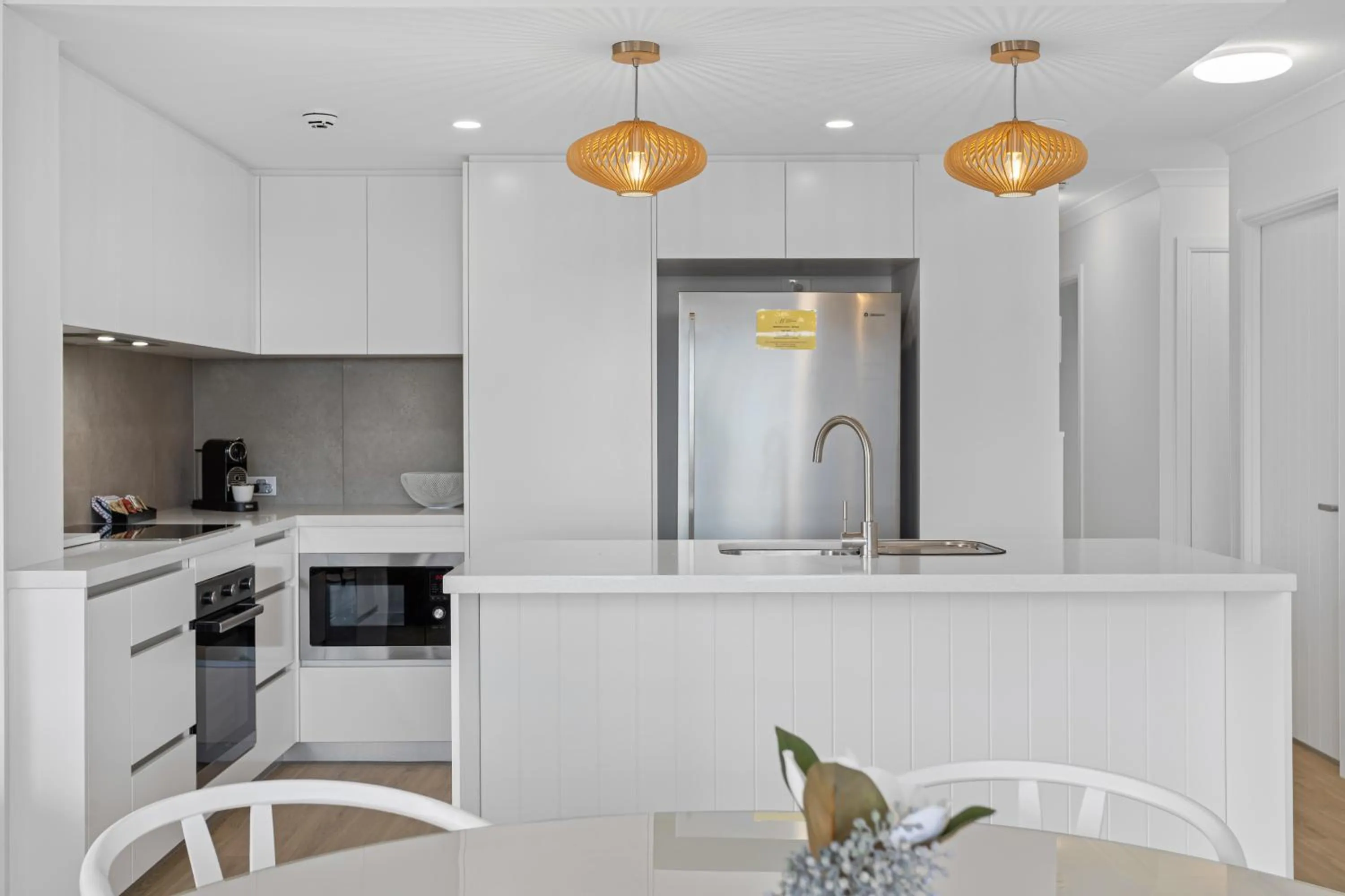 kitchen in ULTIQA Burleigh Mediterranean Resort