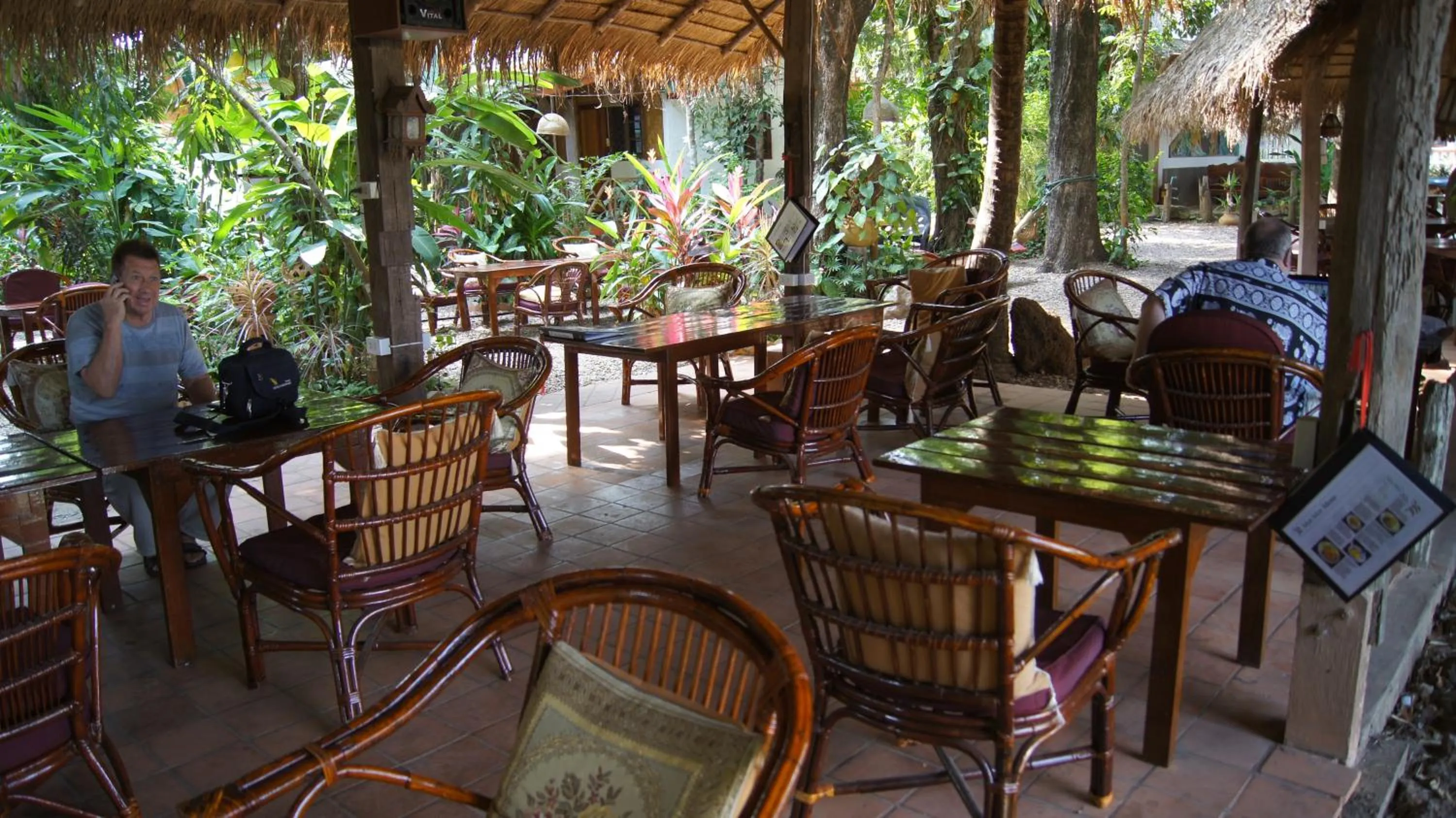 Seating area in Mut Mee Garden Guest House