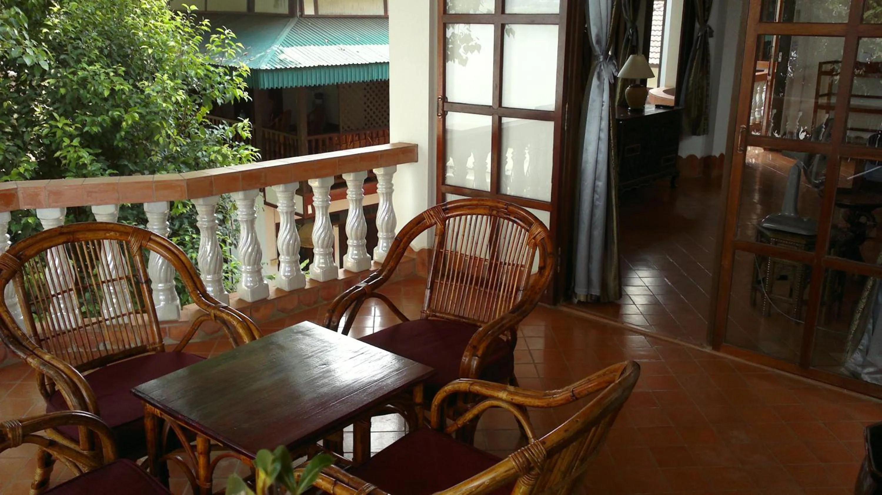Seating area in Mut Mee Garden Guest House