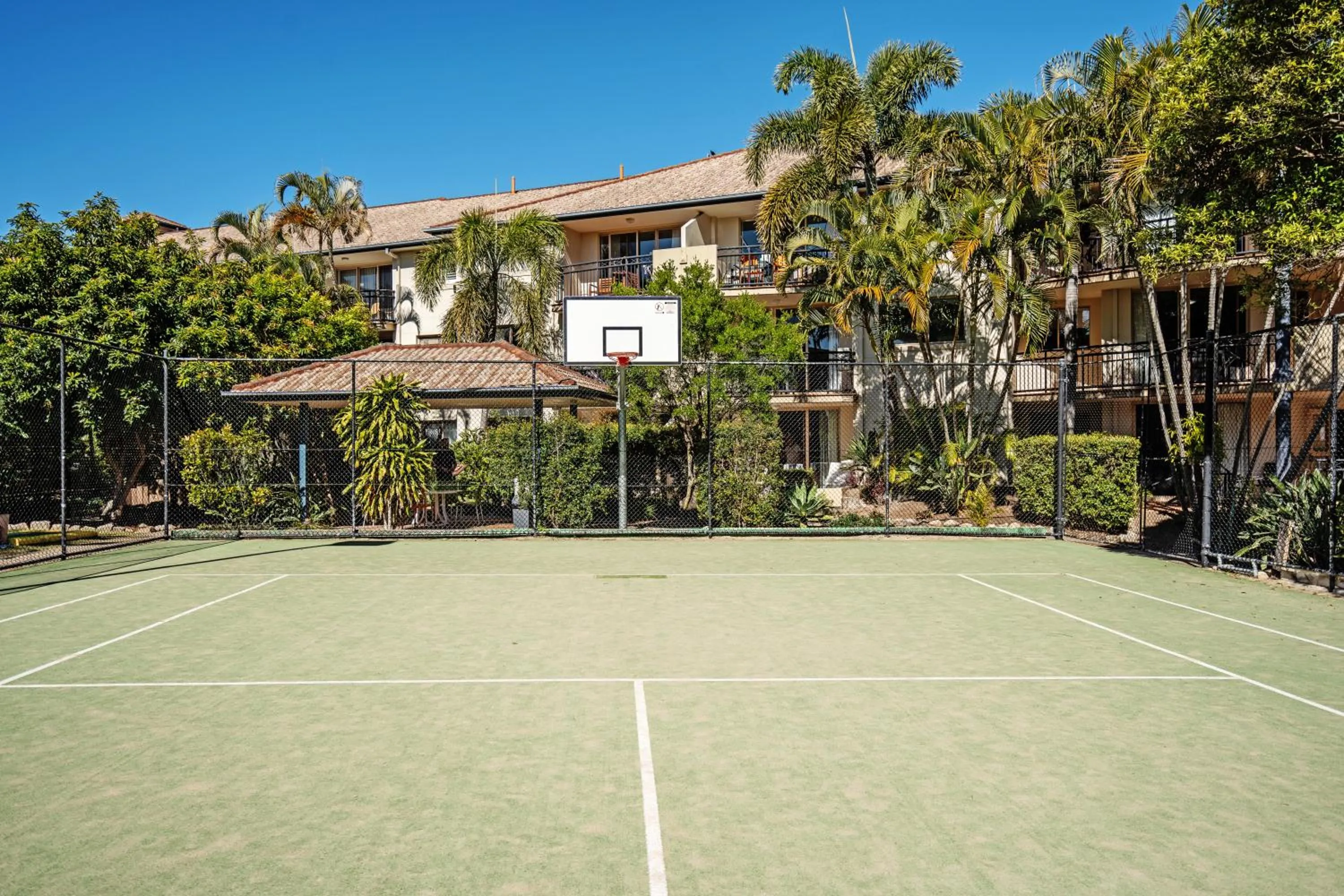 Tennis court in Turtle Beach Resort
