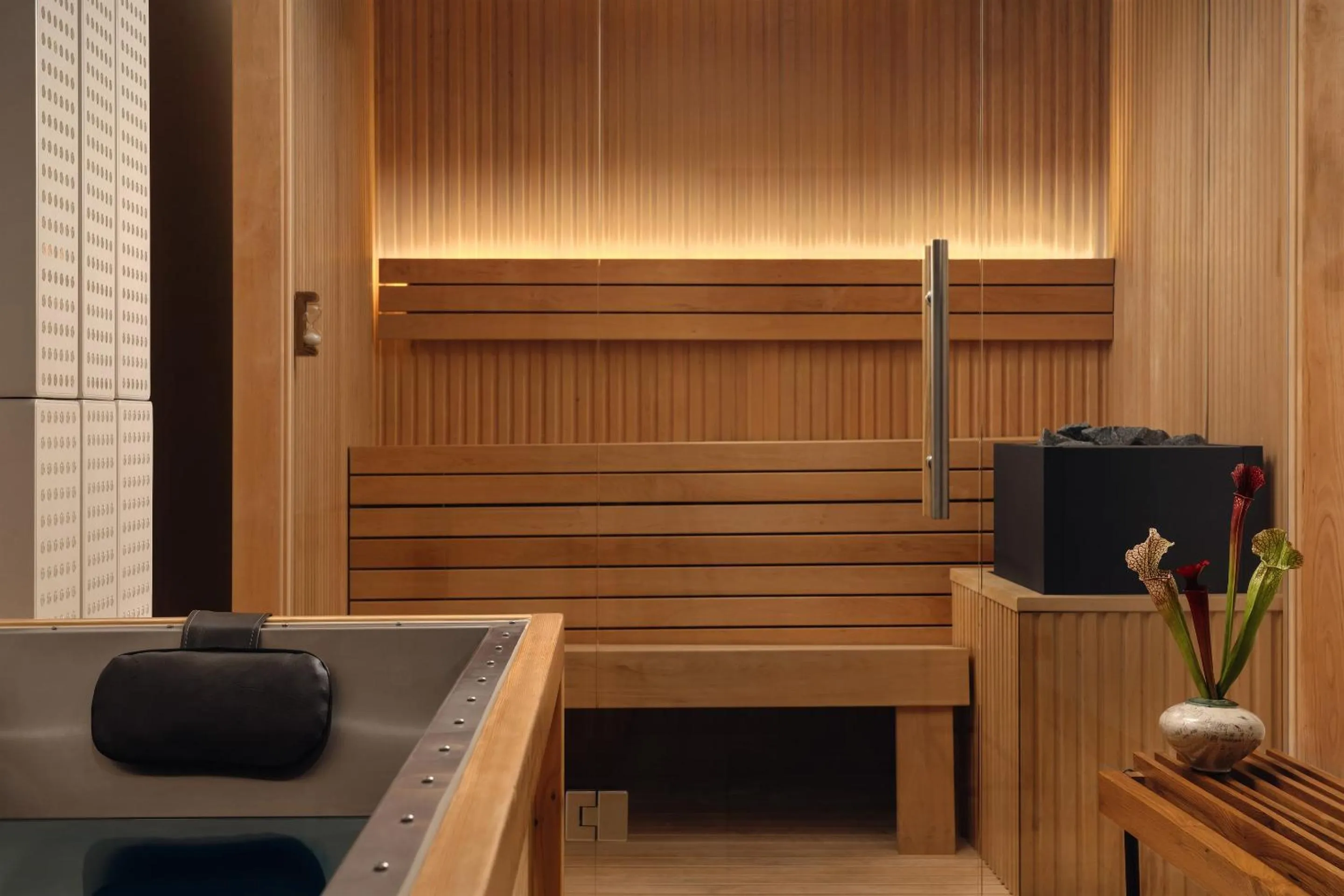 Steam room in Austin Proper Hotel, a Member of Design Hotels