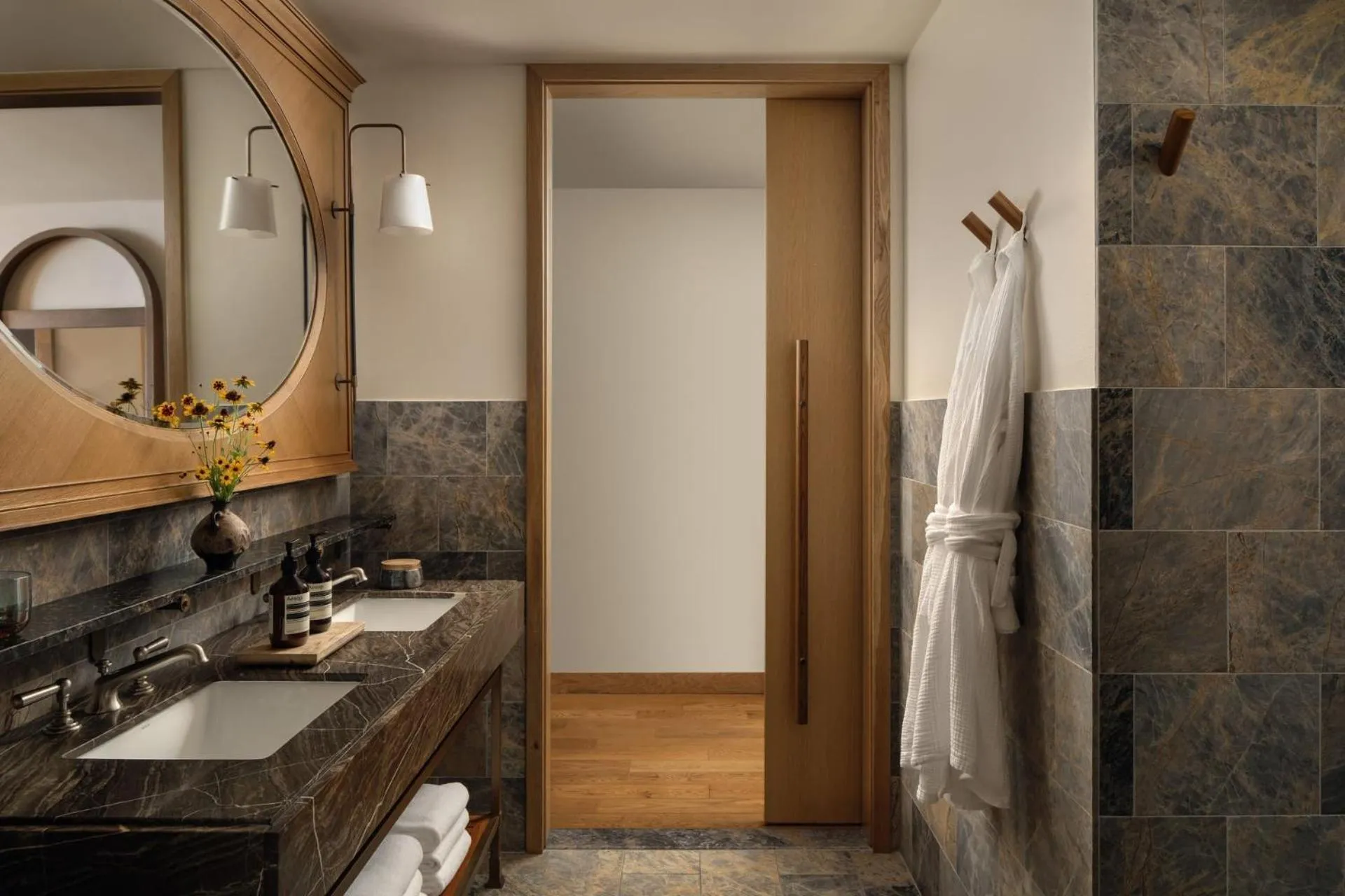 Bathroom in Austin Proper Hotel, a Member of Design Hotels