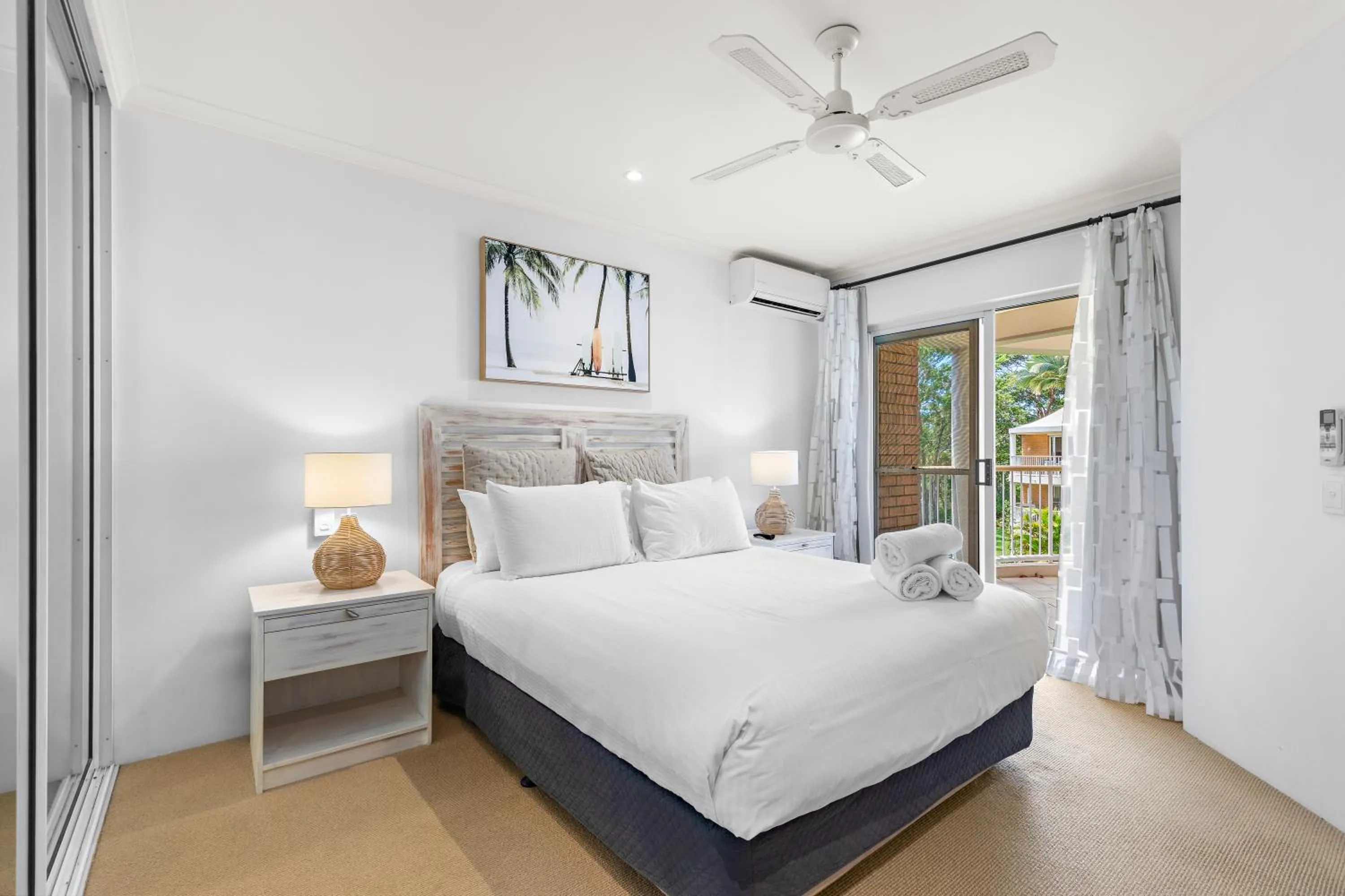 Bed in Serenity Apartments Noosa