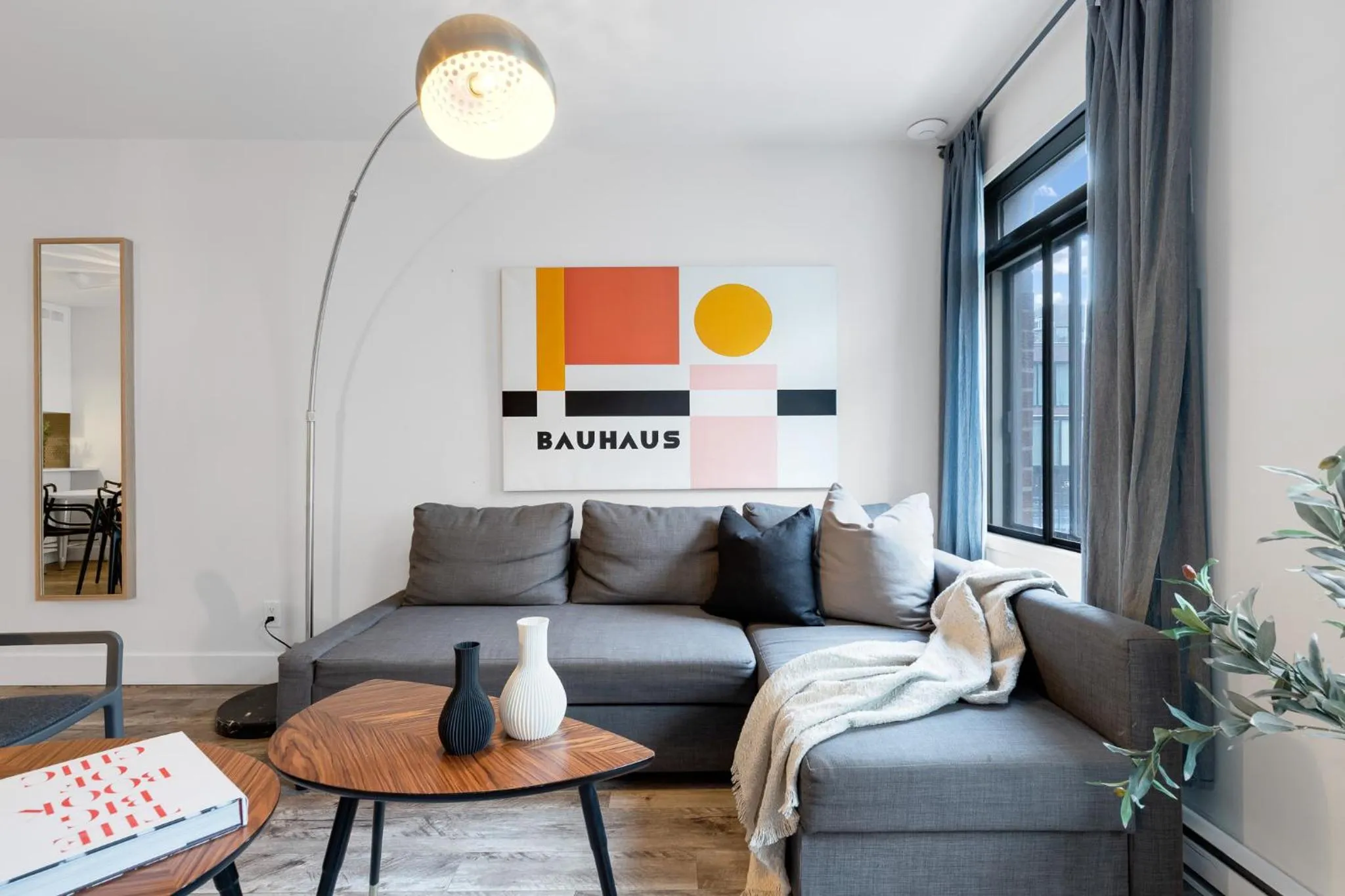 Living room in LiV MTL Urban