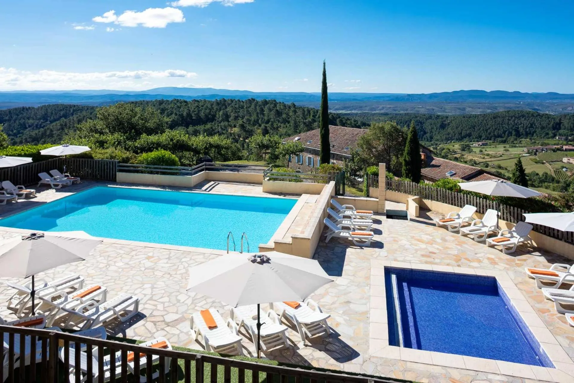 Mountain view in La Bastide de Sanilhac