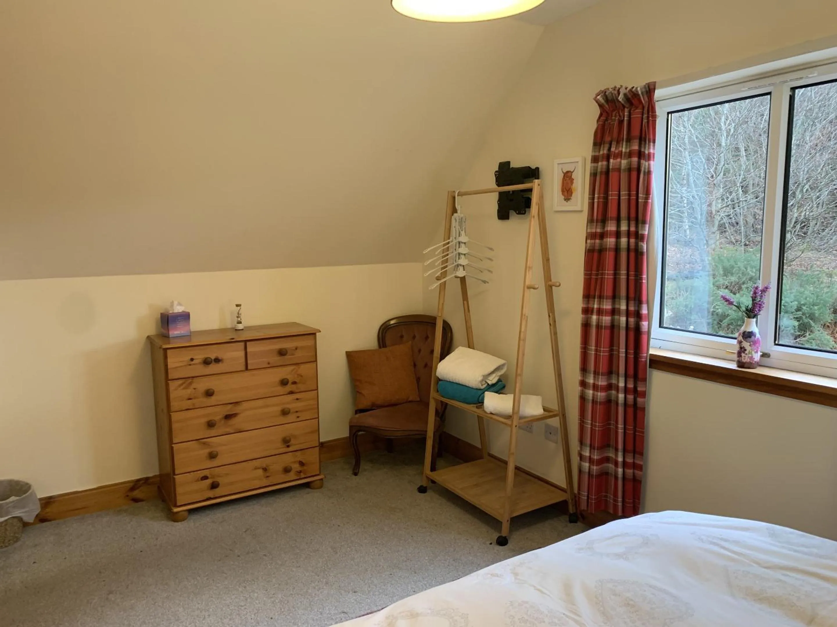 Bedroom, Bed in Achmore Self catering