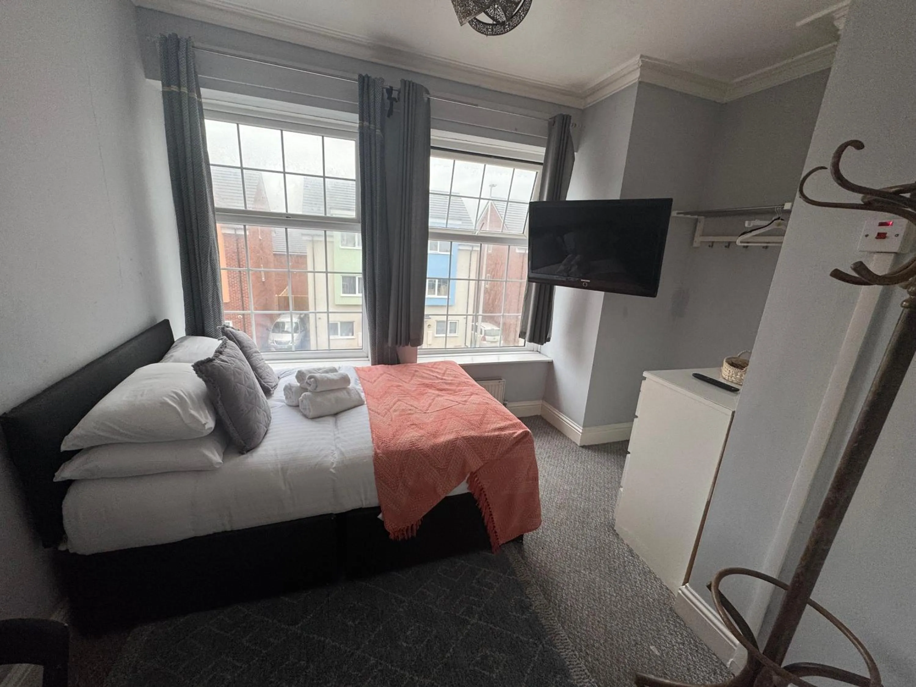 Bed in The Shores Hotel, Central Blackpool