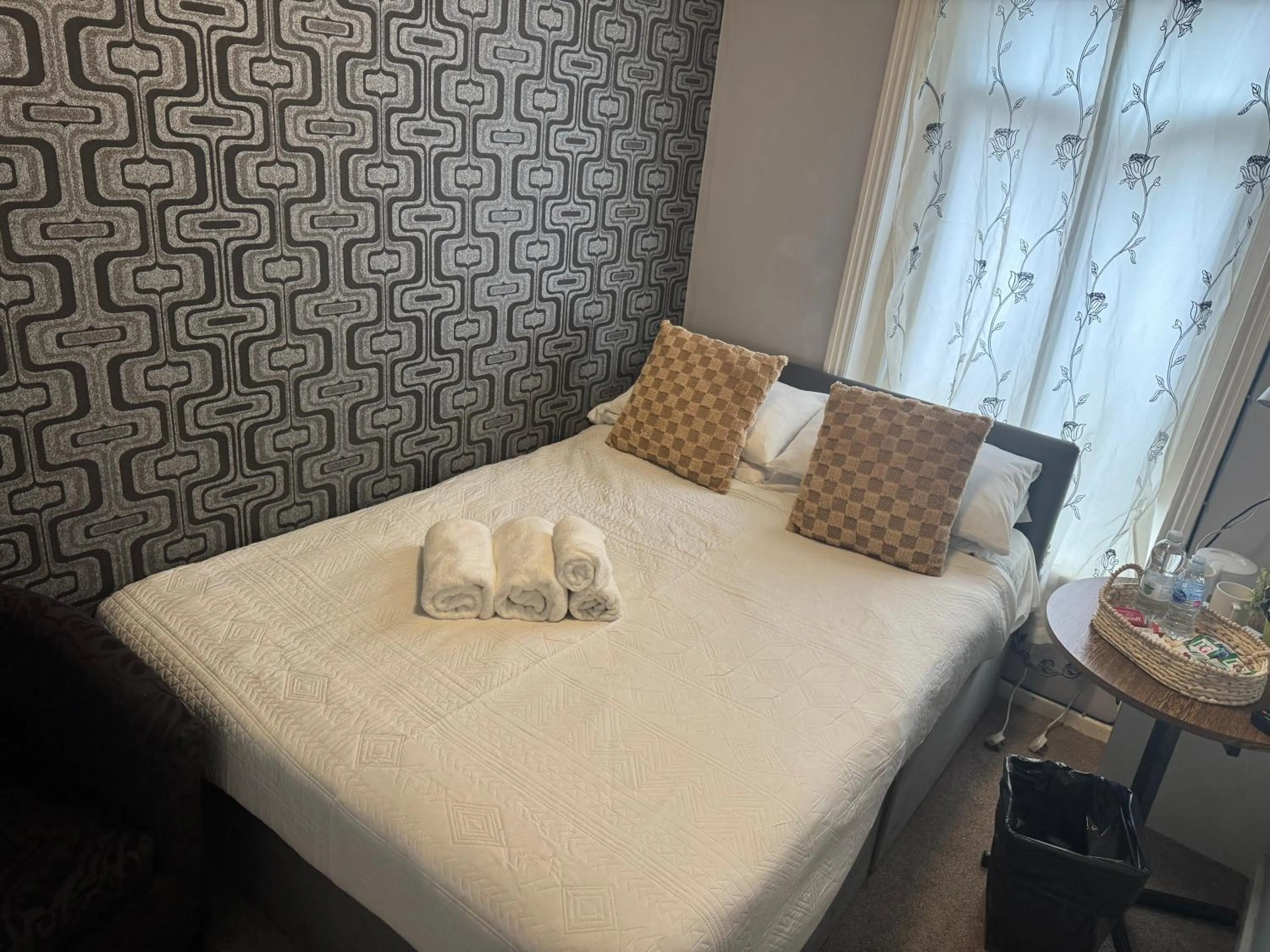 Bed in The Shores Hotel, Central Blackpool