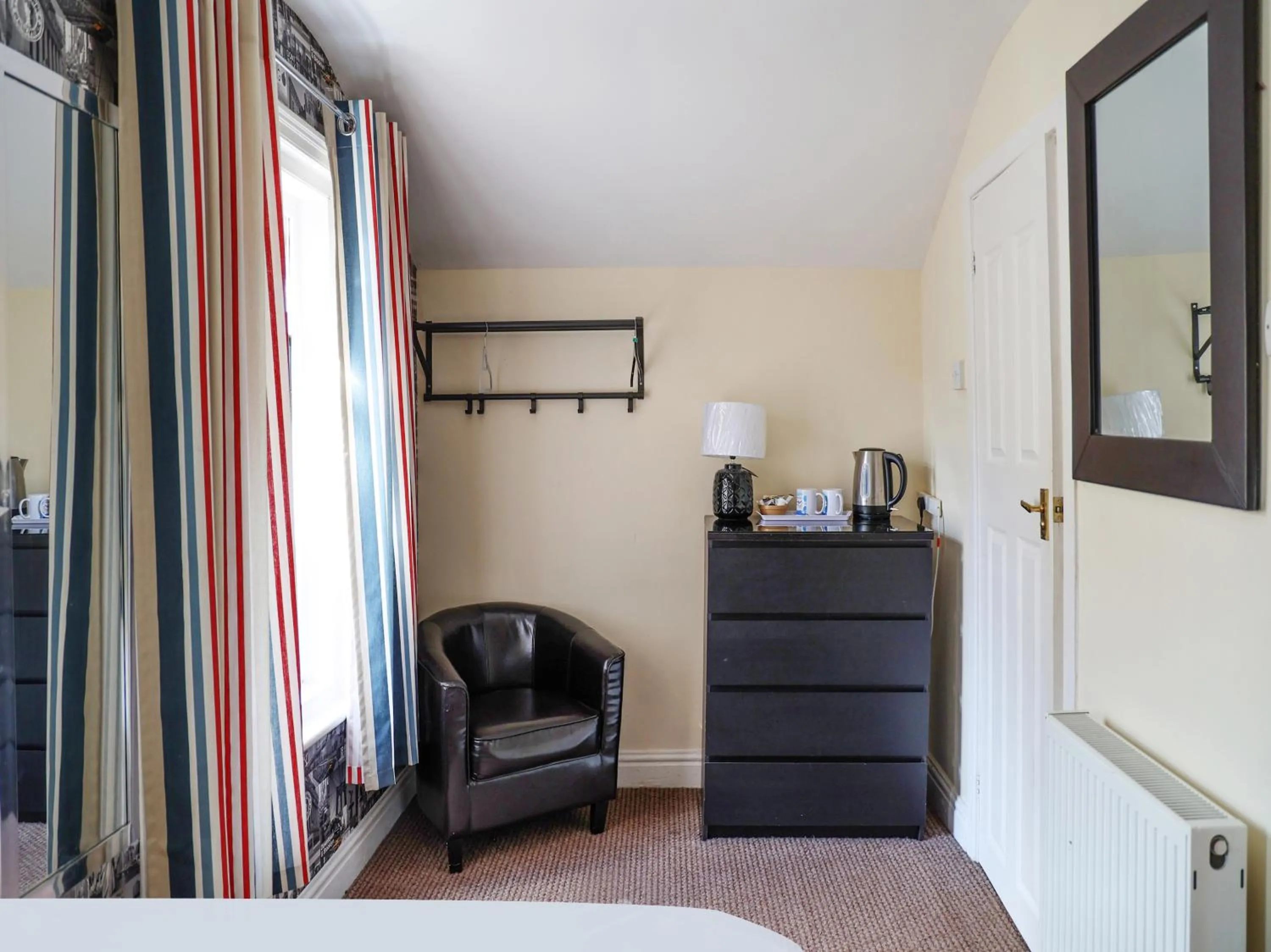 Living room, Bed in The Shores Hotel, Central Blackpool