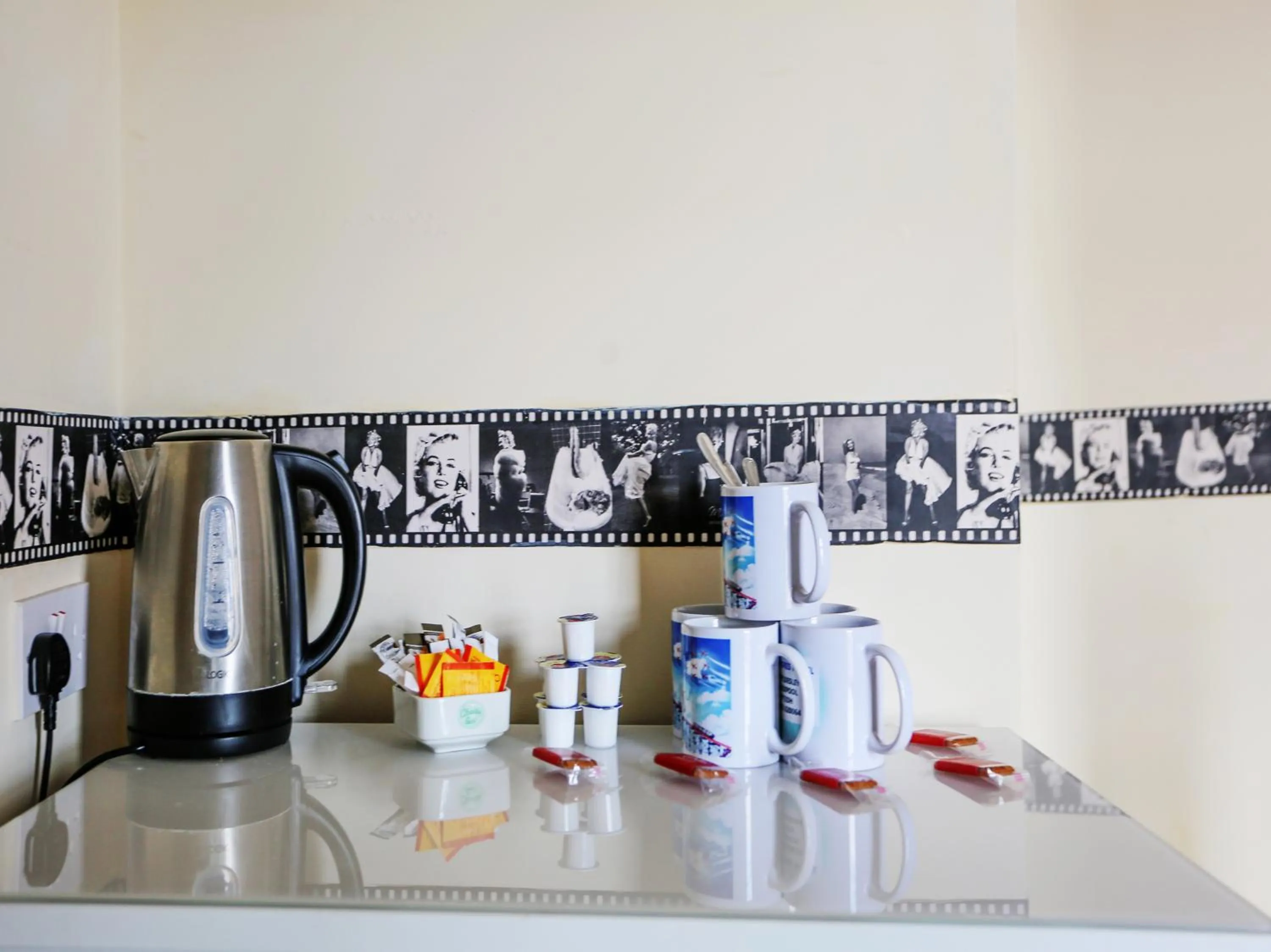 Bedroom in The Shores Hotel, Central Blackpool