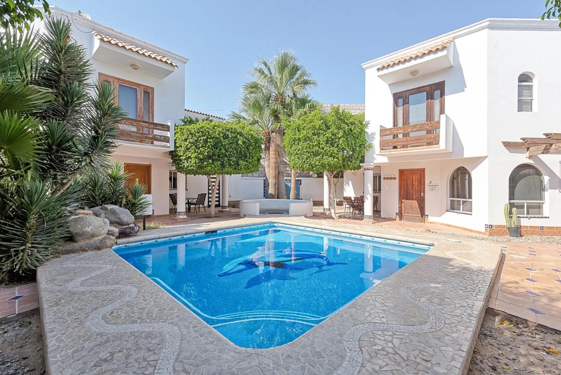 Pool view in Villa Relax 3 by Kivoya