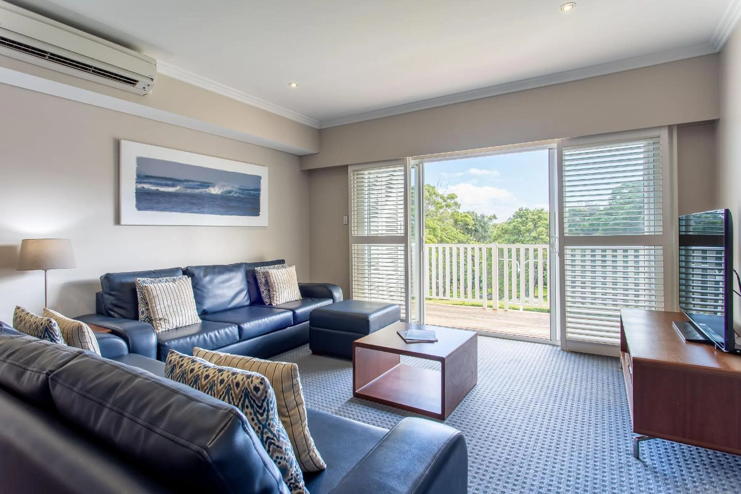 Living room in Seashells Yallingup